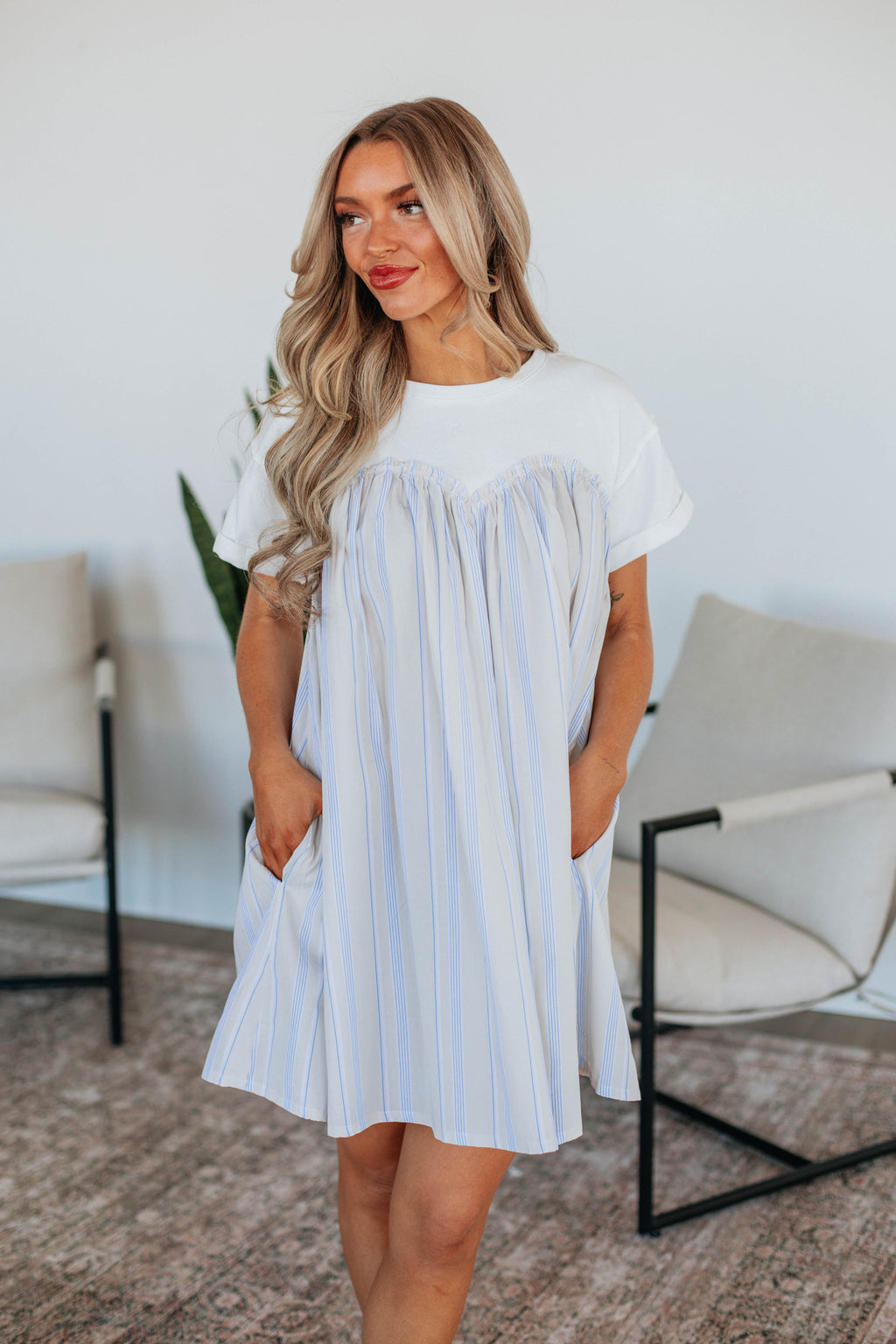 Lautner Contrast Dress