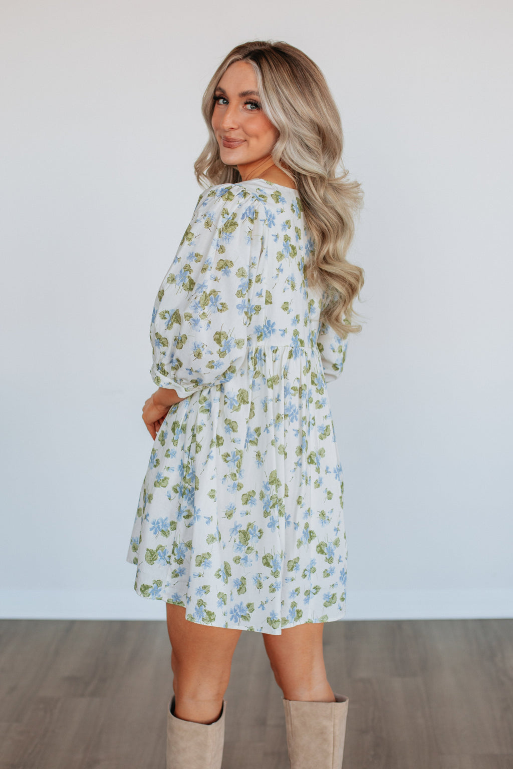 Linden Floral Babydoll Dress