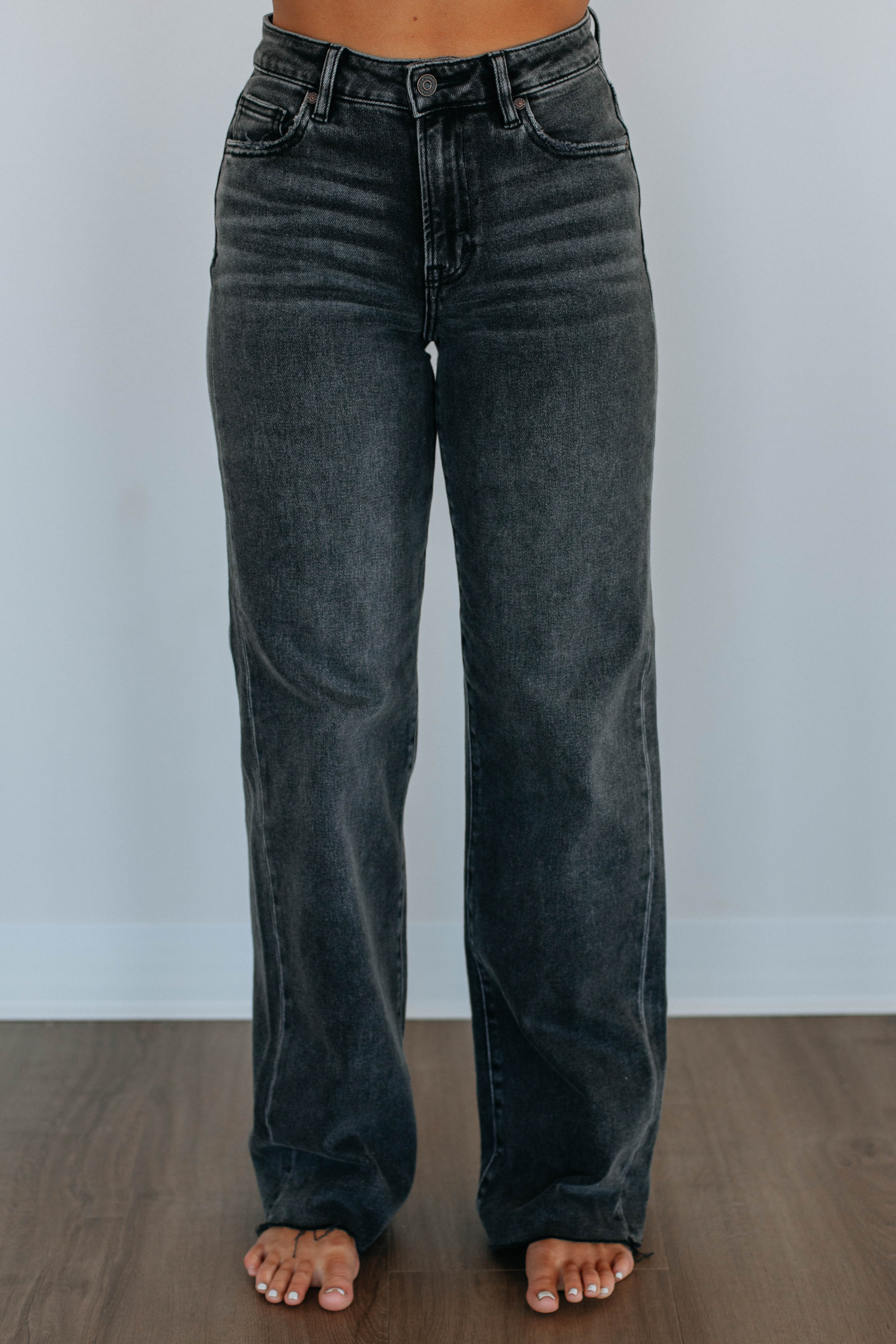 Logan Hidden Jeans - Vintage Black