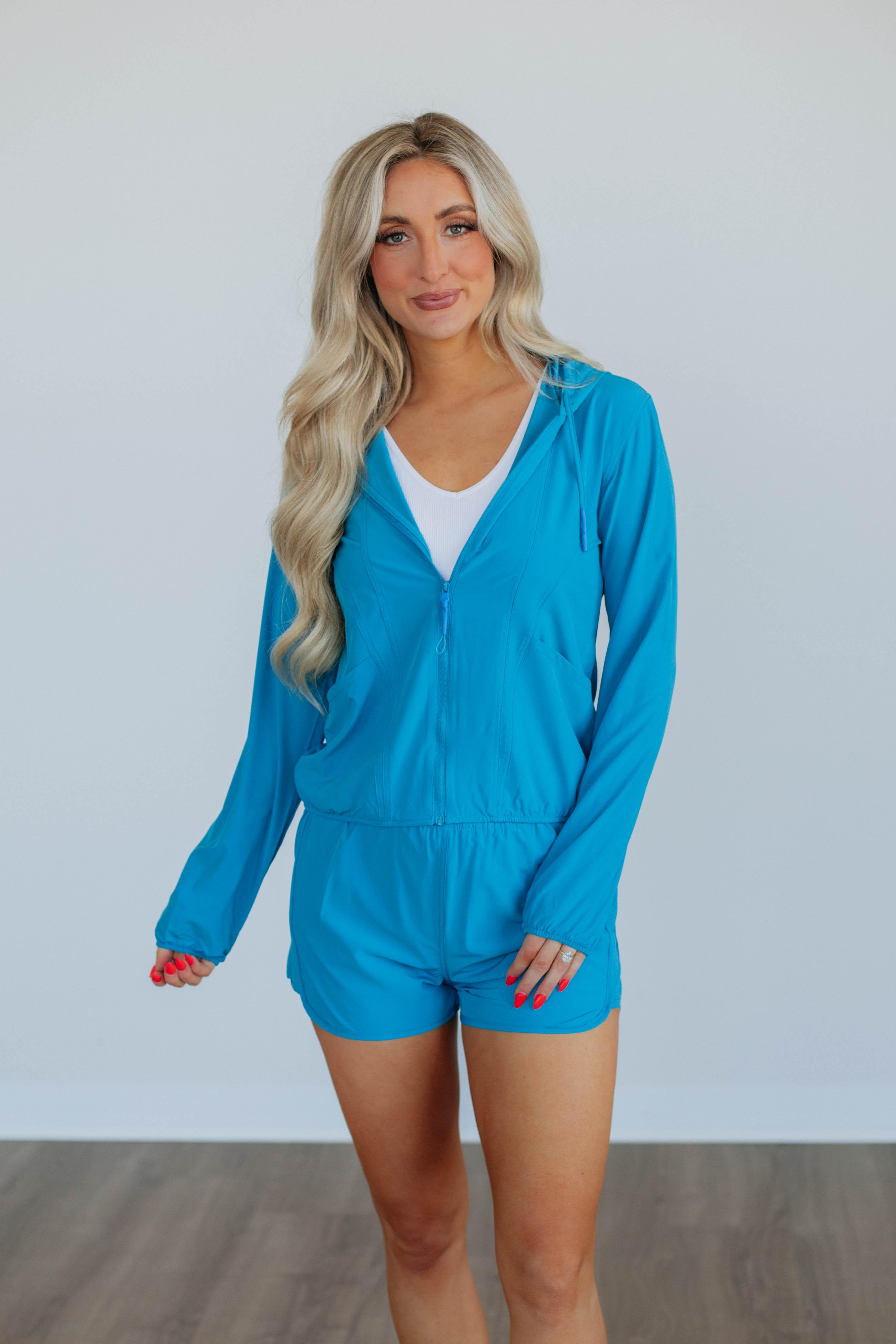 Londyn Lightweight Jacket - Cerulean