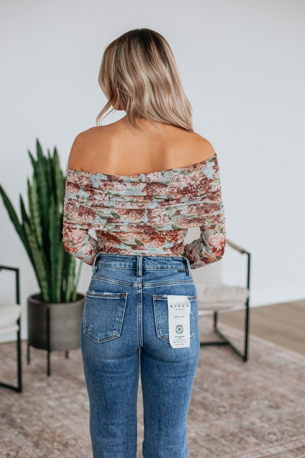 Lorelei Floral Mesh Bodysuit