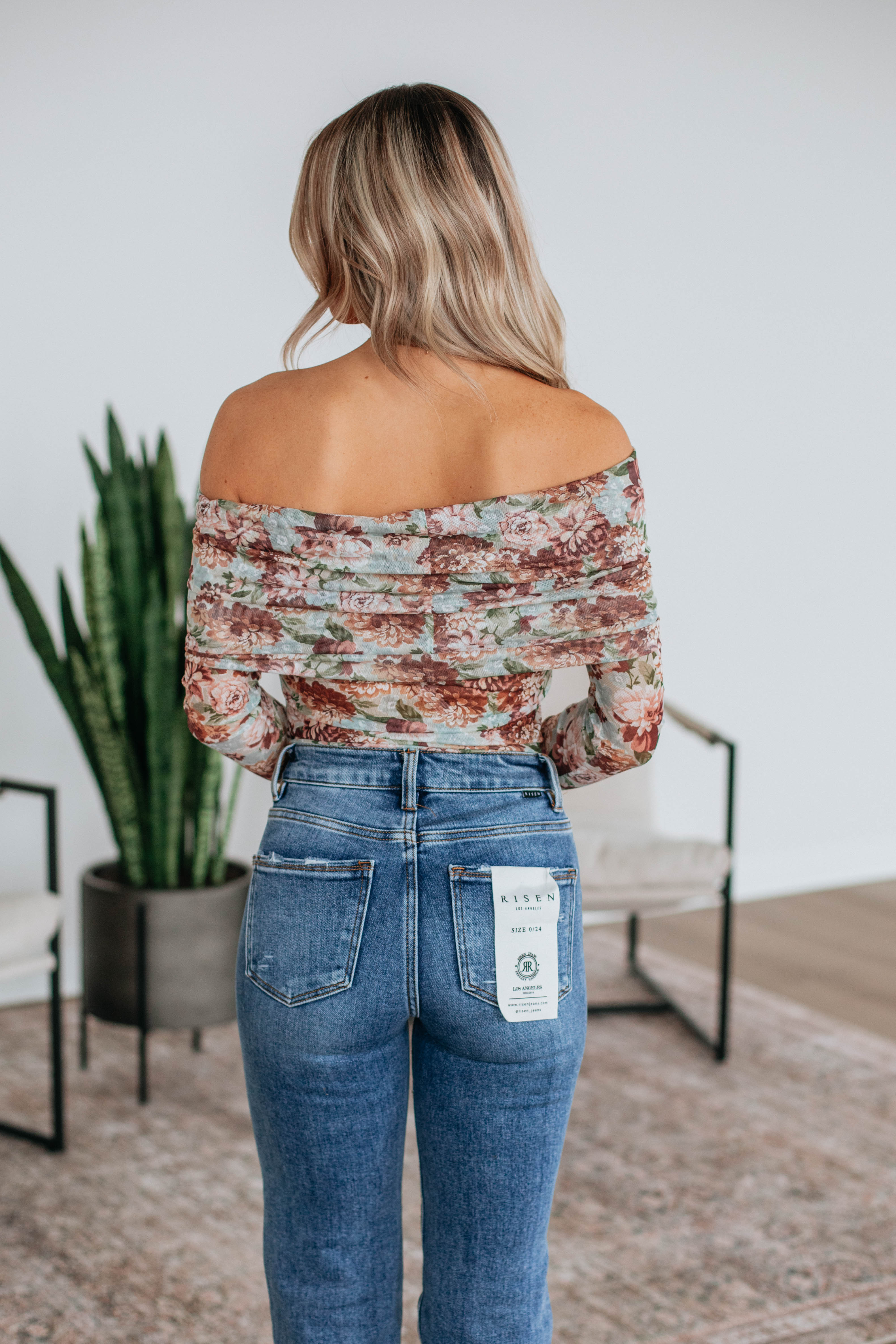 Lorelei Floral Mesh Bodysuit