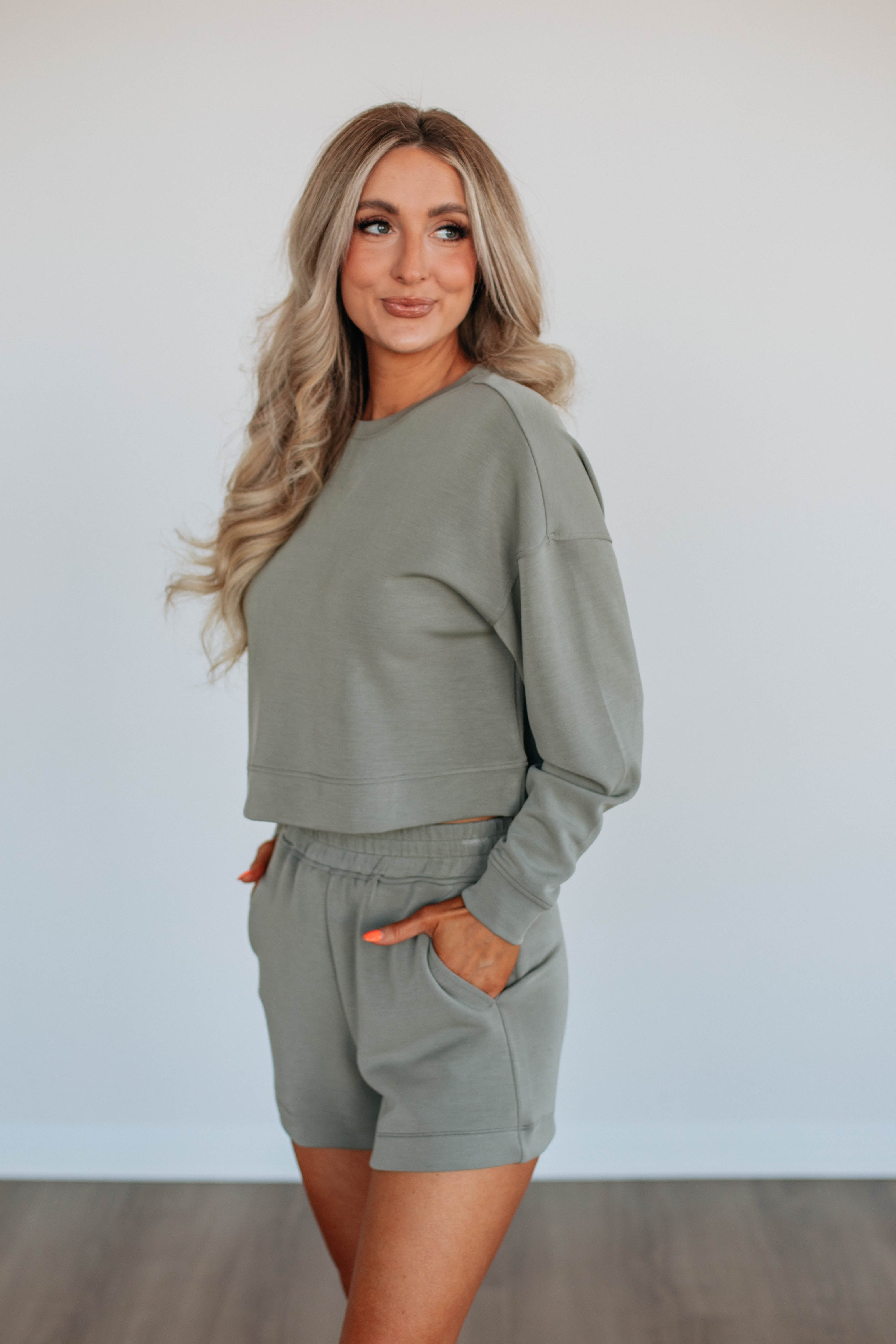 Luxley Lounge Sweatshirt - Sea Salt