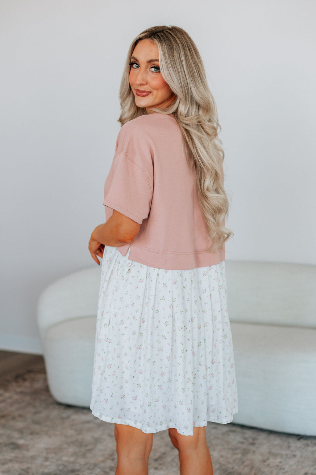 Maise Floral Contrast Dress