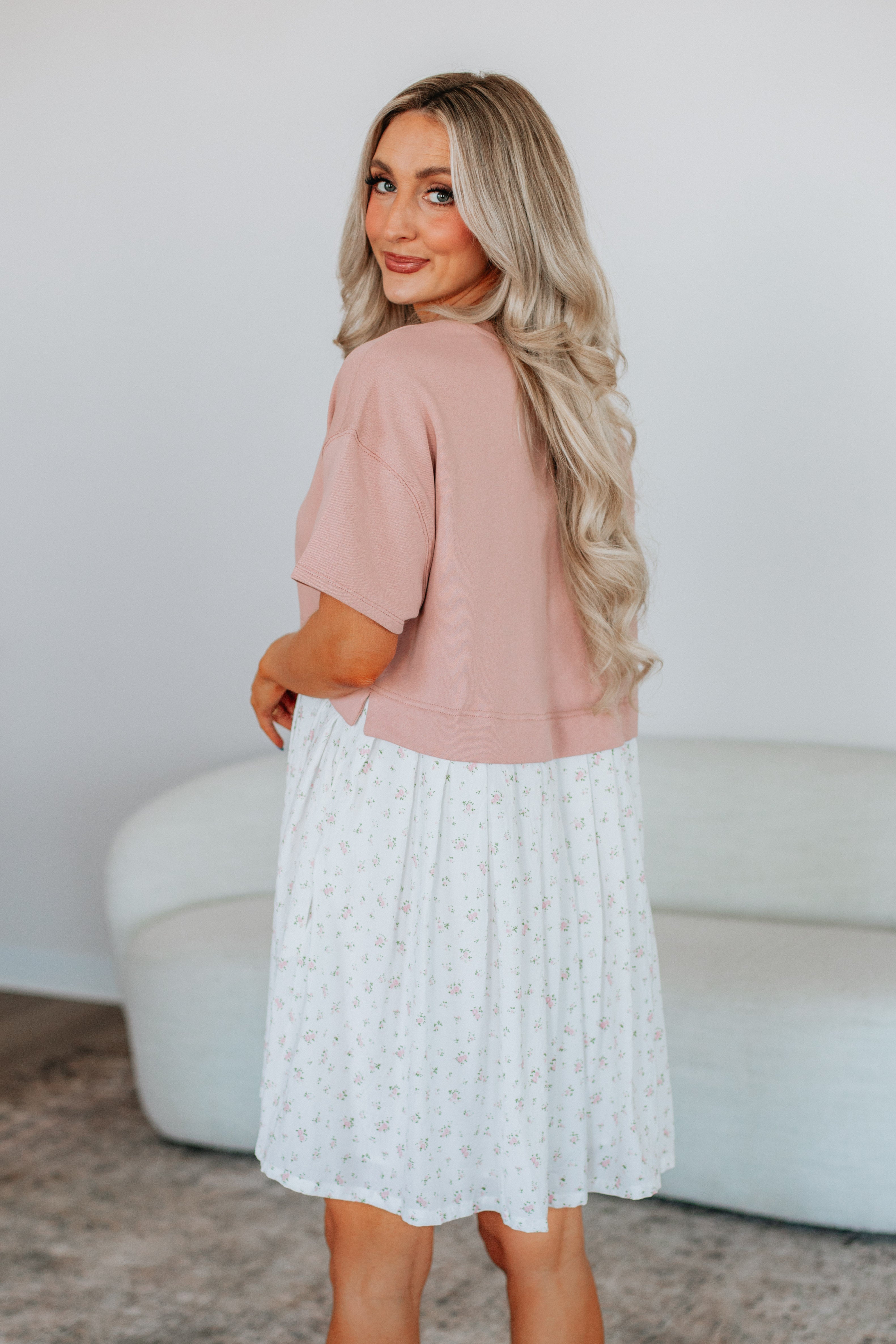 Maise Floral Contrast Dress