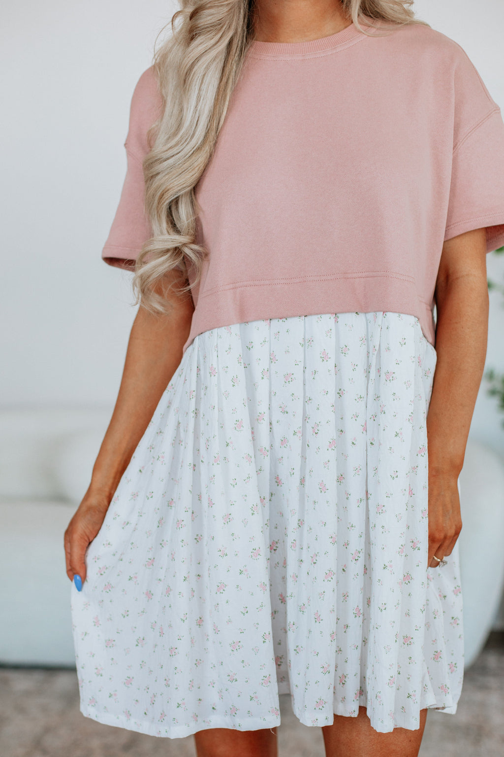 Maise Floral Contrast Dress