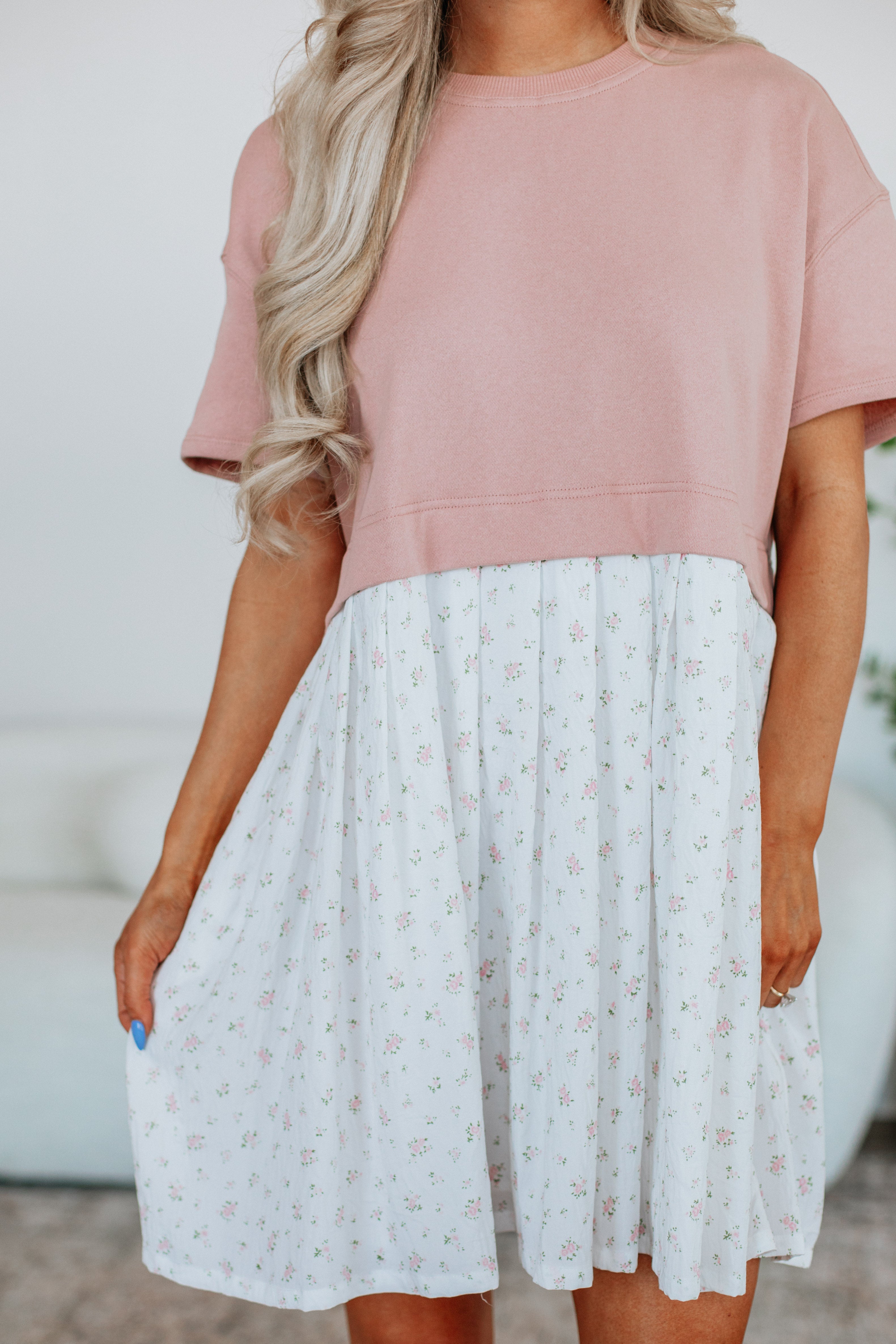 Maise Floral Contrast Dress