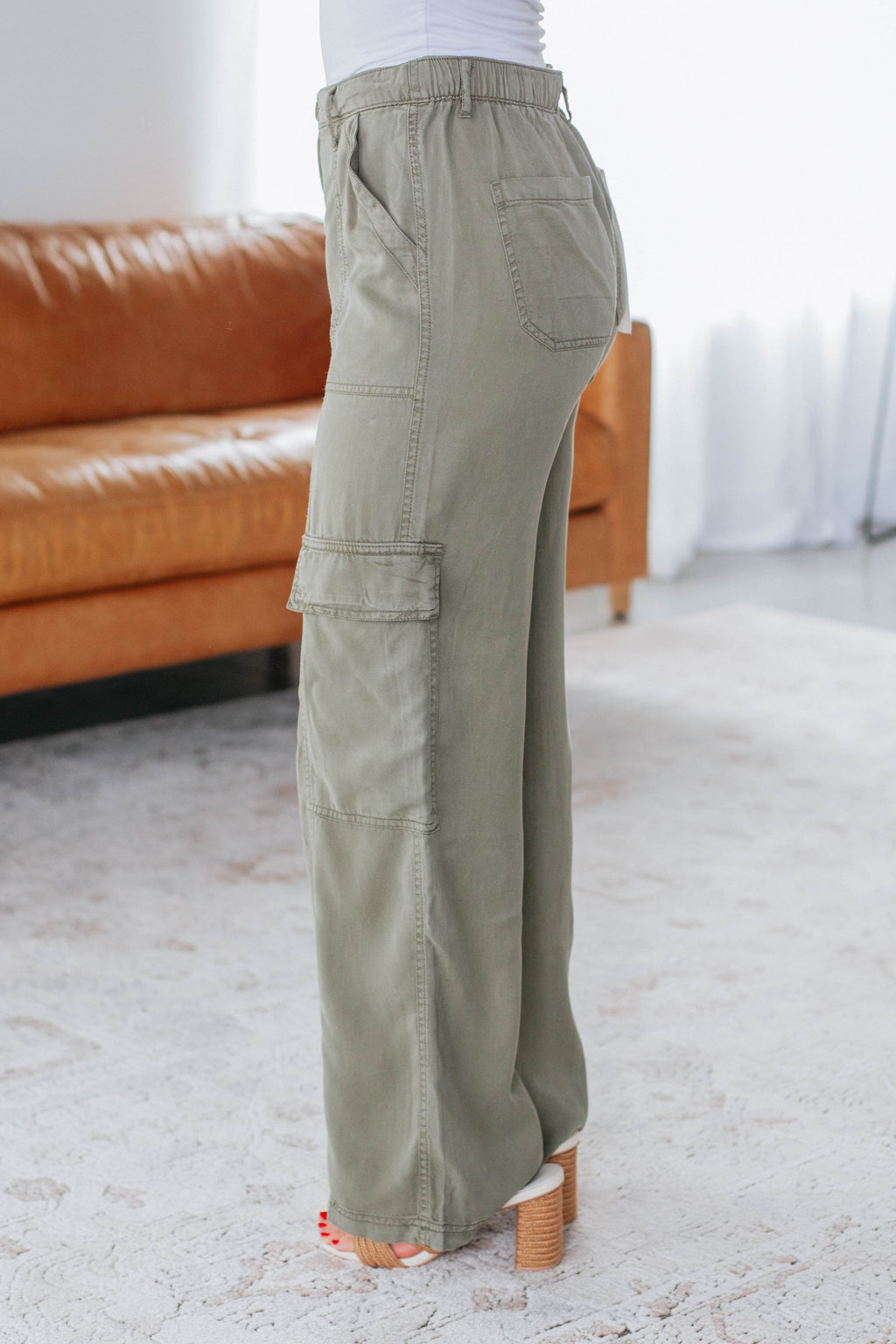 Marino Cargo Pants - Olive