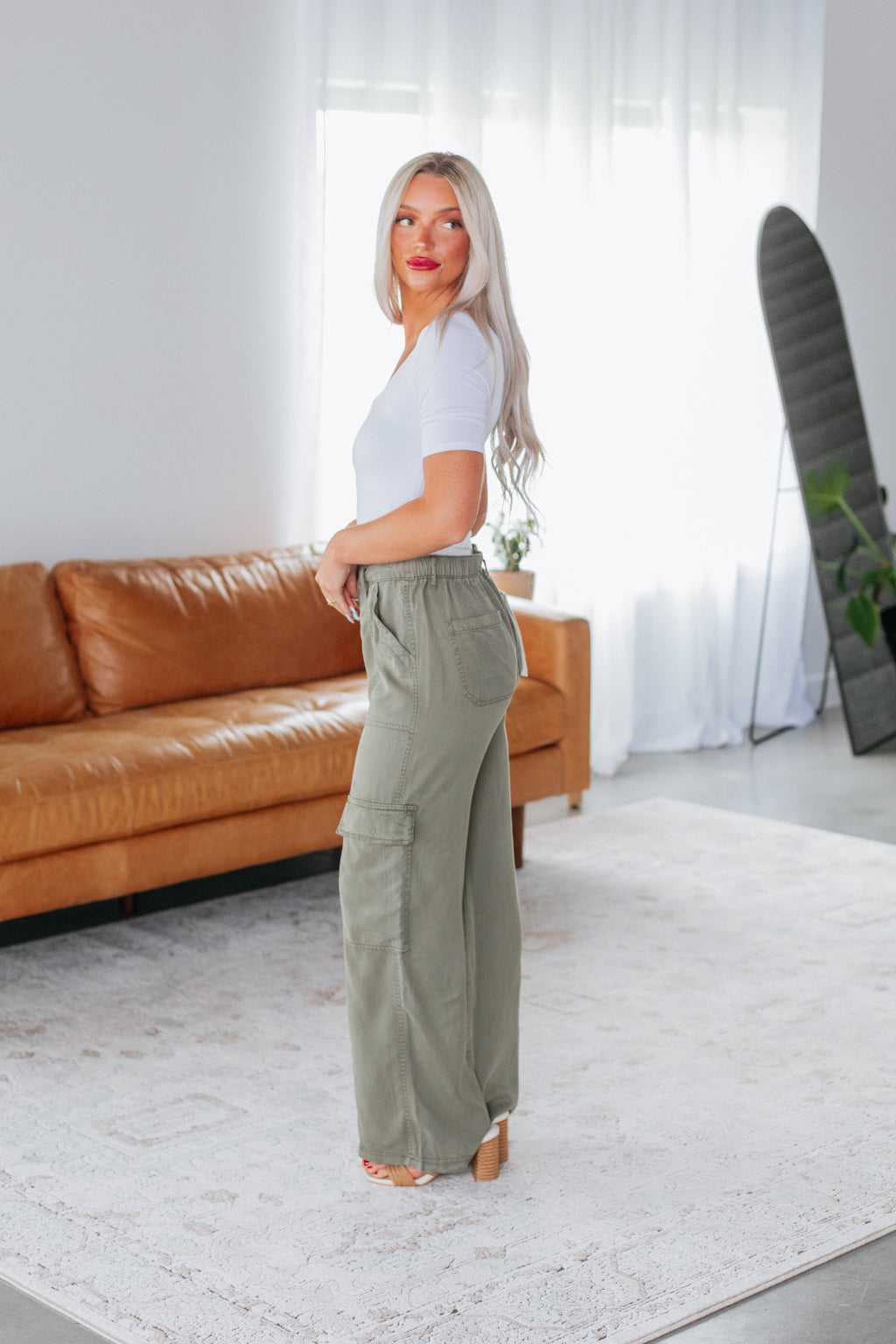 Marino Cargo Pants - Olive