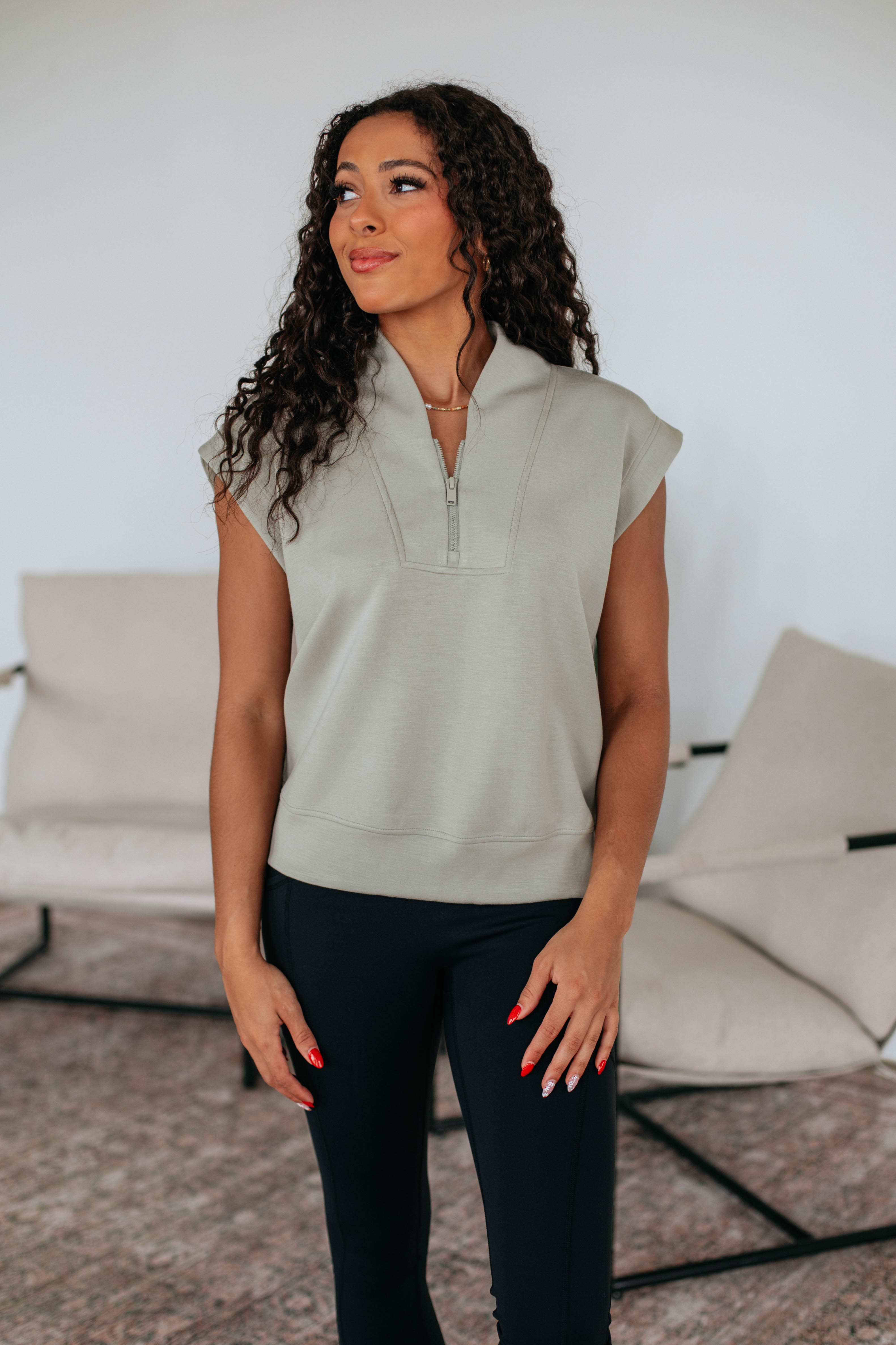 Mariyah Quarter-Zip Pullover