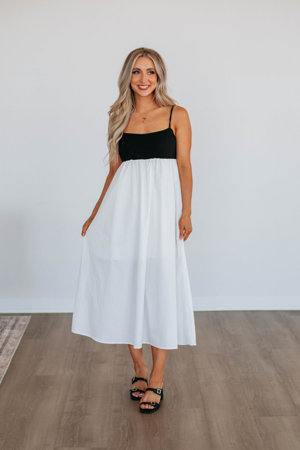Marleigh Babydoll Midi Dress