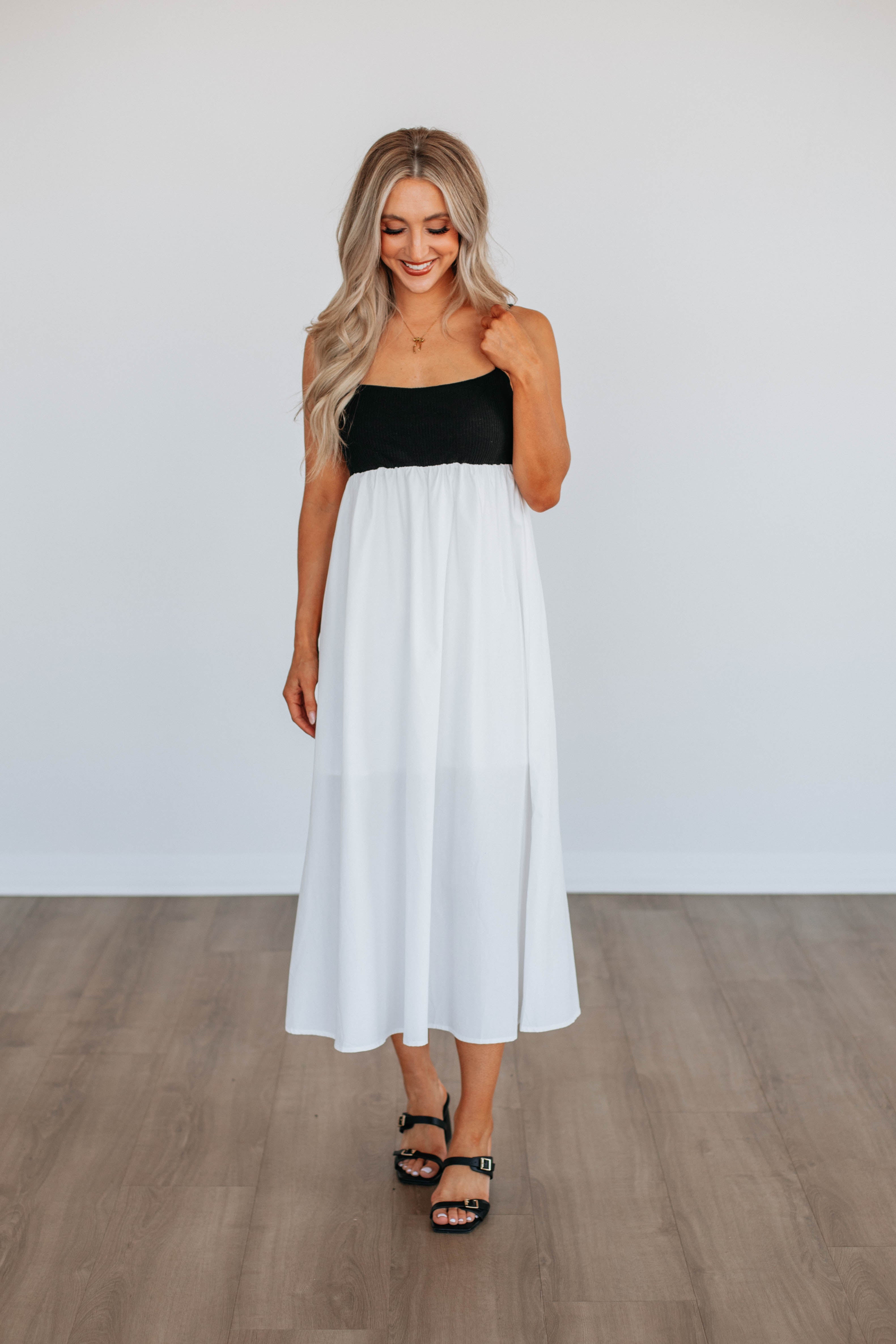Marleigh Babydoll Midi Dress