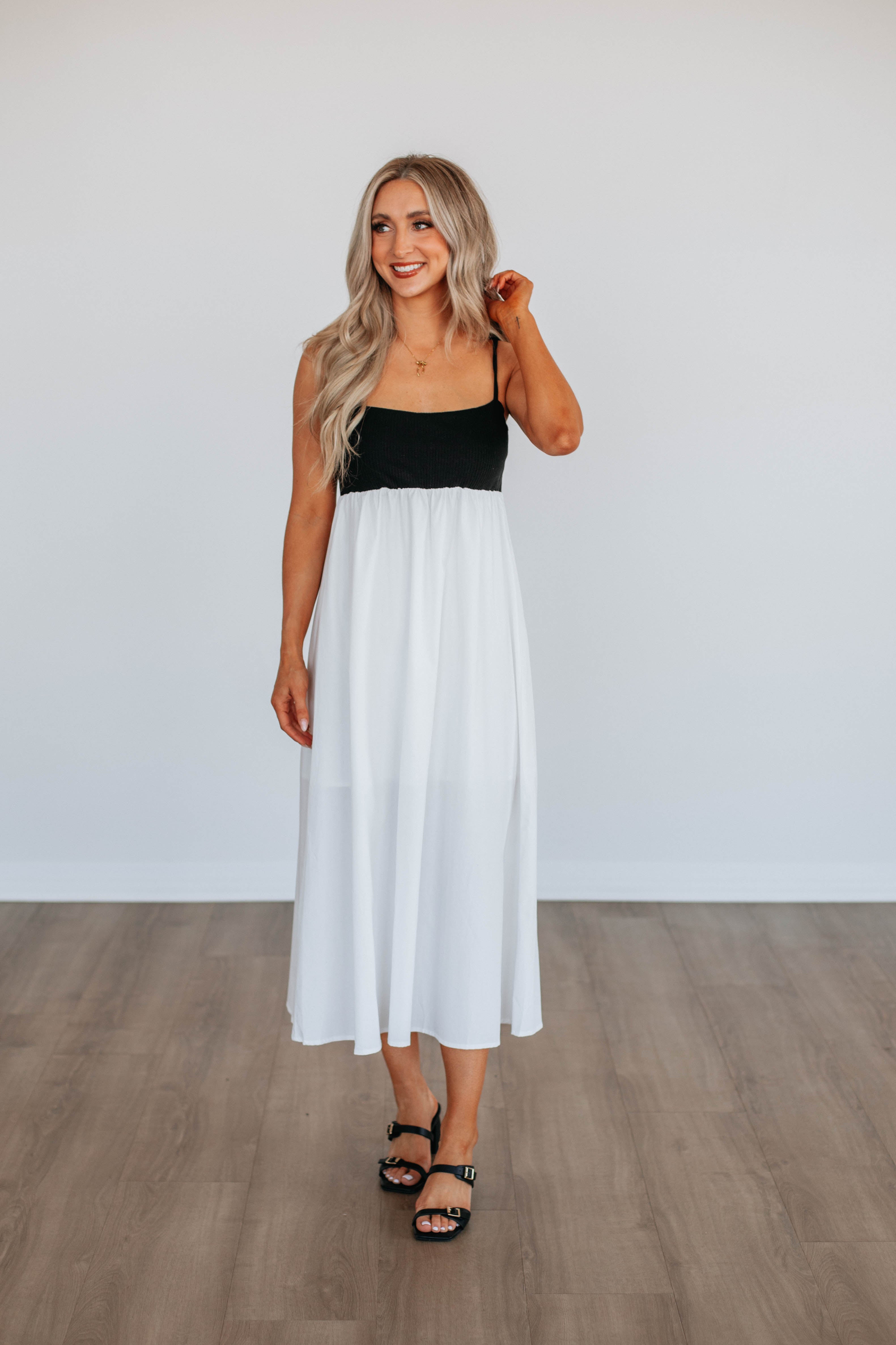 Marleigh Babydoll Midi Dress