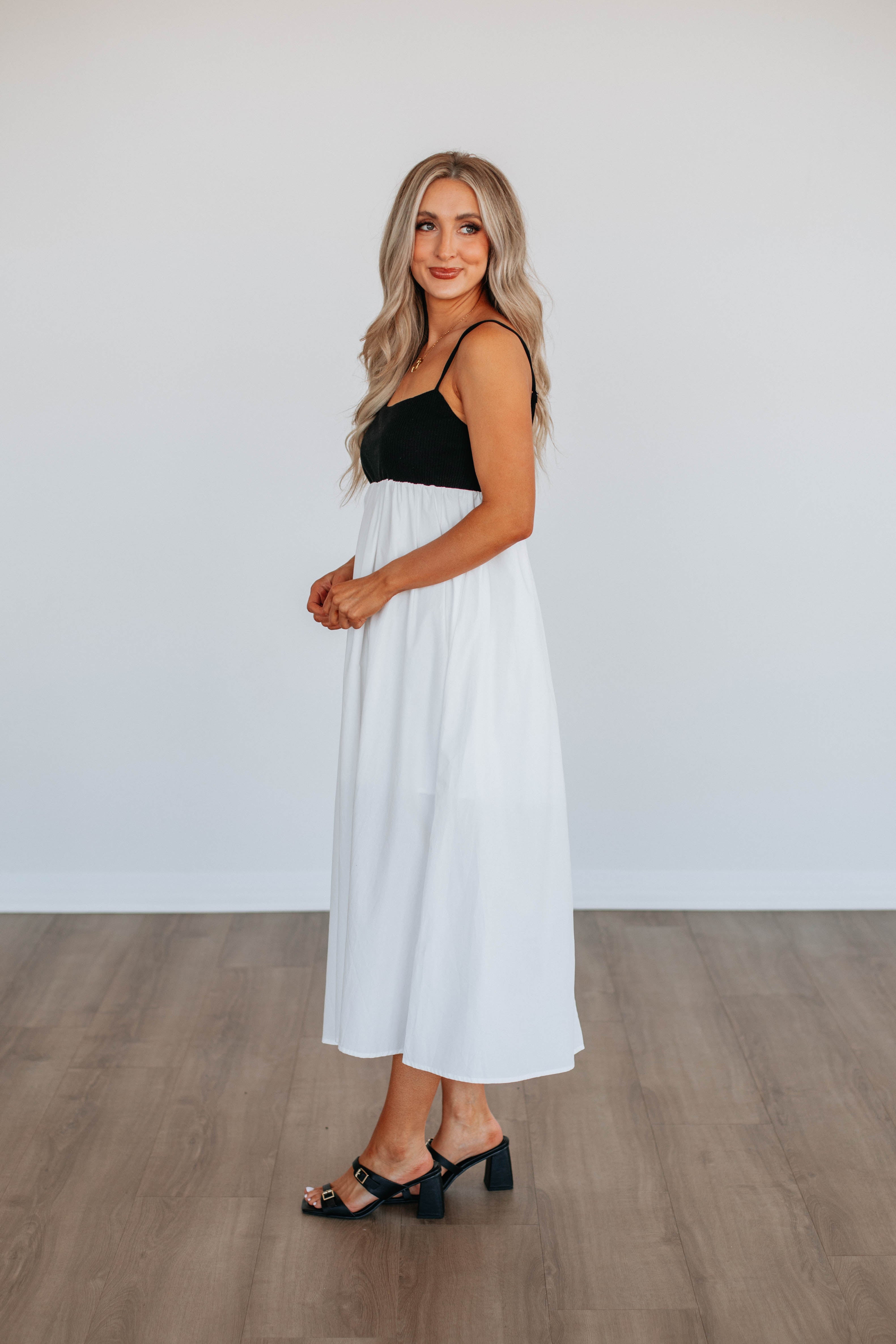 Marleigh Babydoll Midi Dress