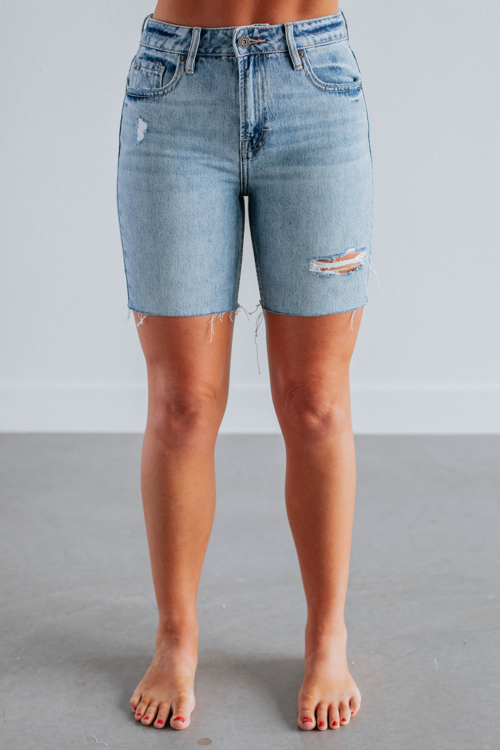 Marlin Hidden Shorts - Medium Wash