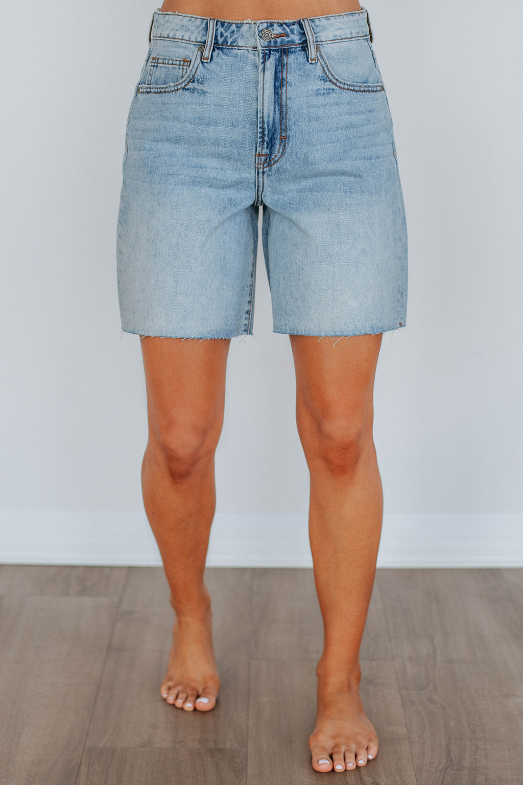 Marlin Hidden Shorts - Light Wash