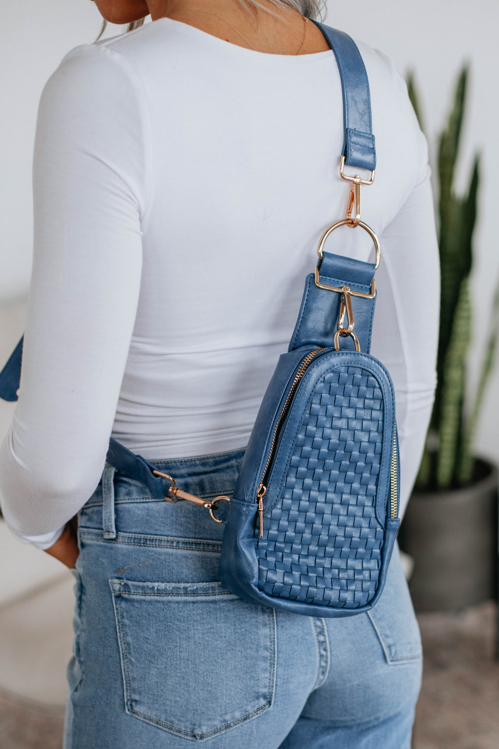 Mattie Crossbody Bag - Steel Blue
