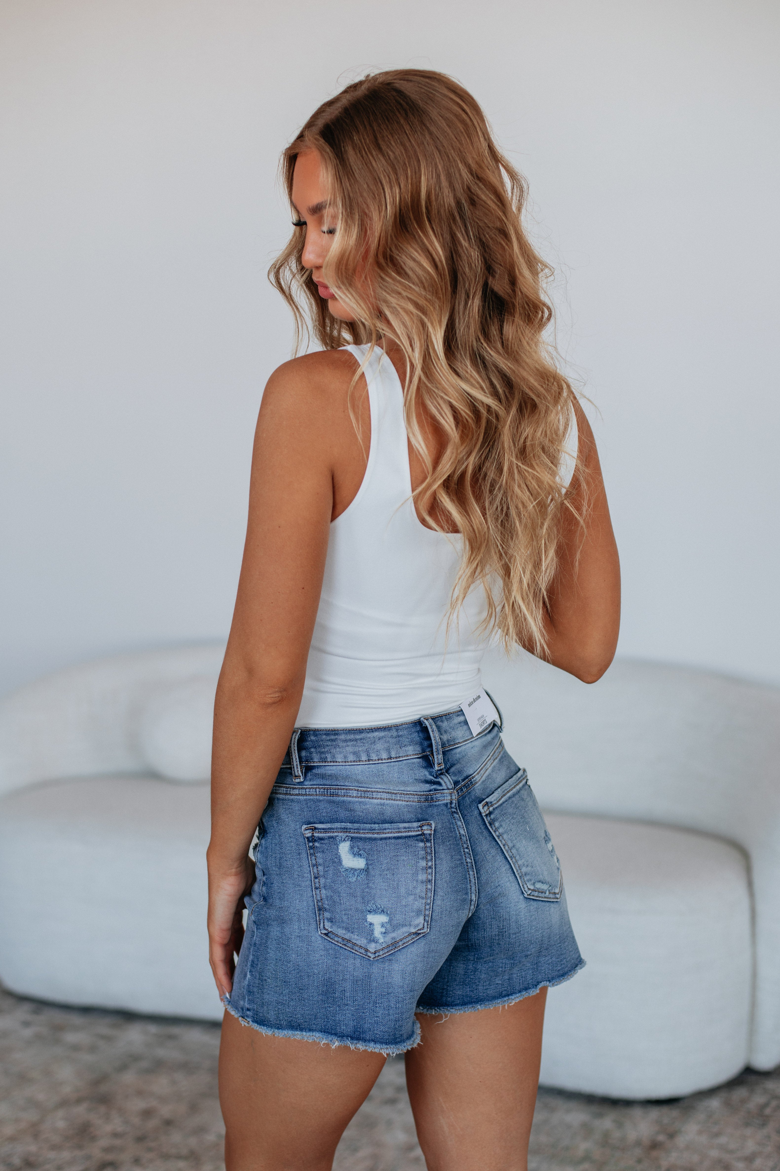 Elena Basic Bodysuit - Ivory