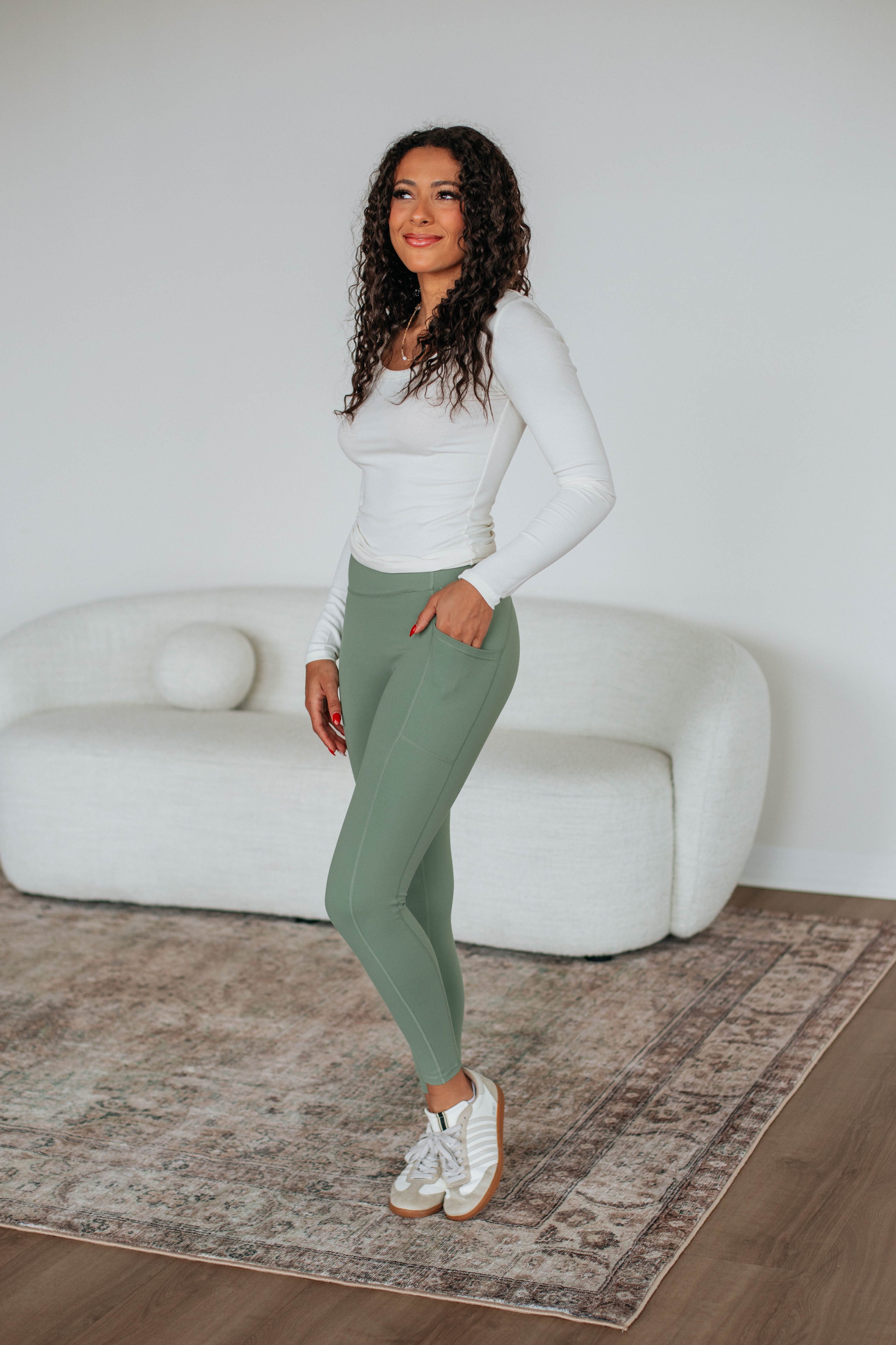 Maylor Active Leggings - Aloe