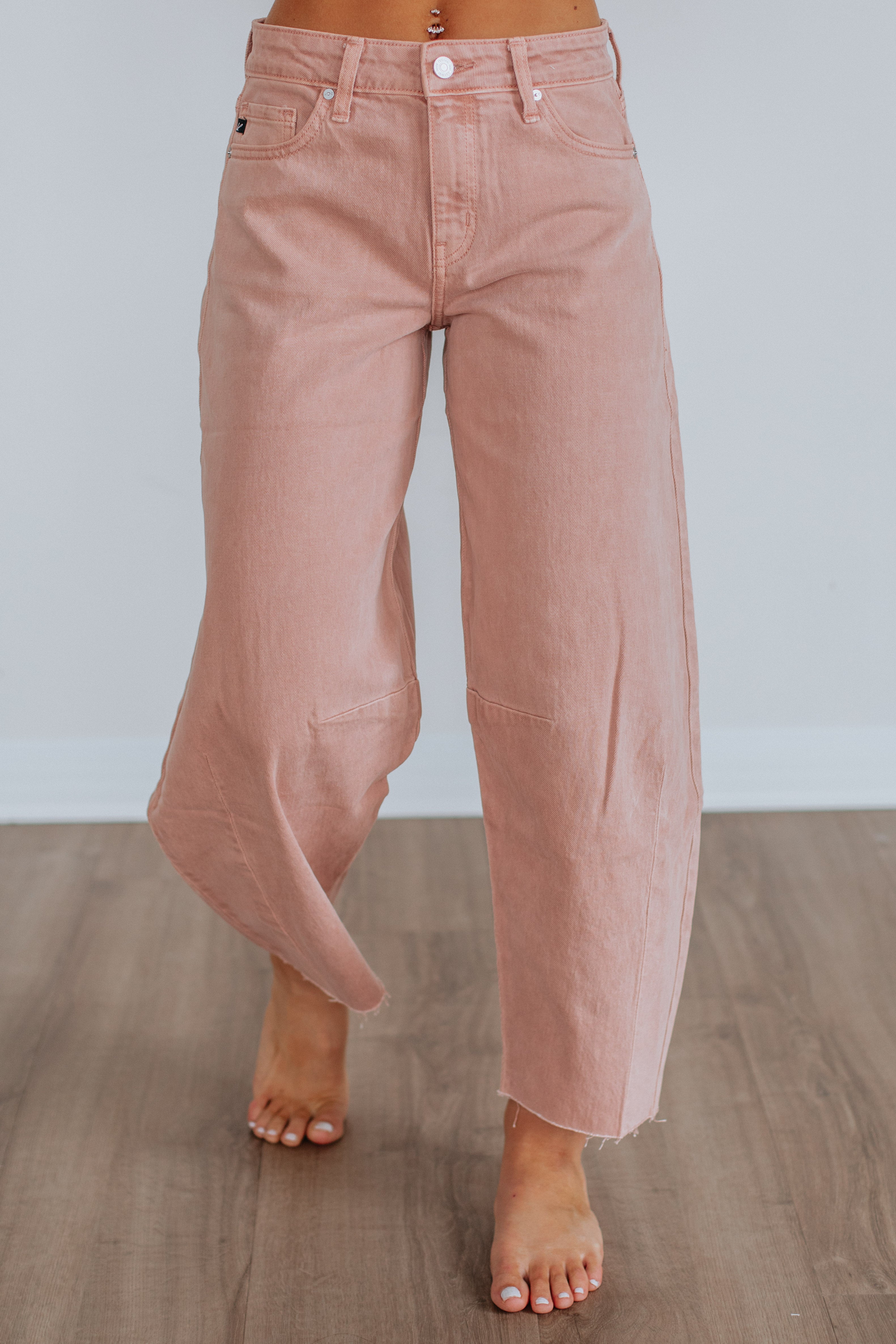 Milah KanCan Jeans - Dusty Pink