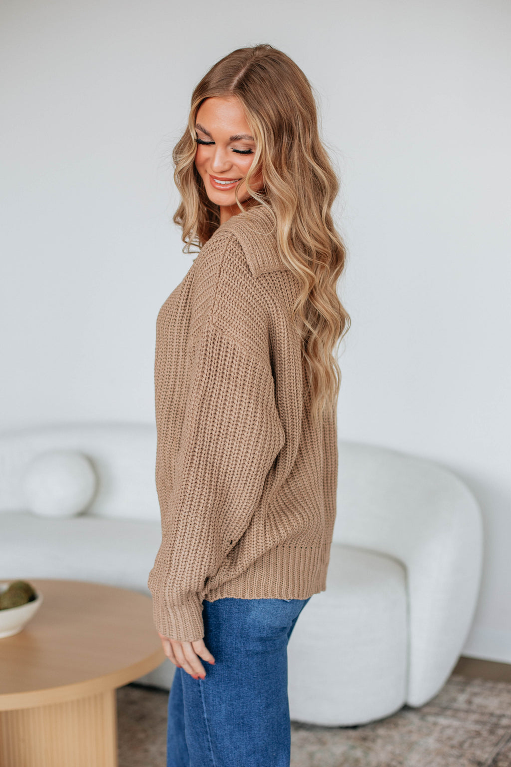 Moriah Knit Cardigan - Taupe
