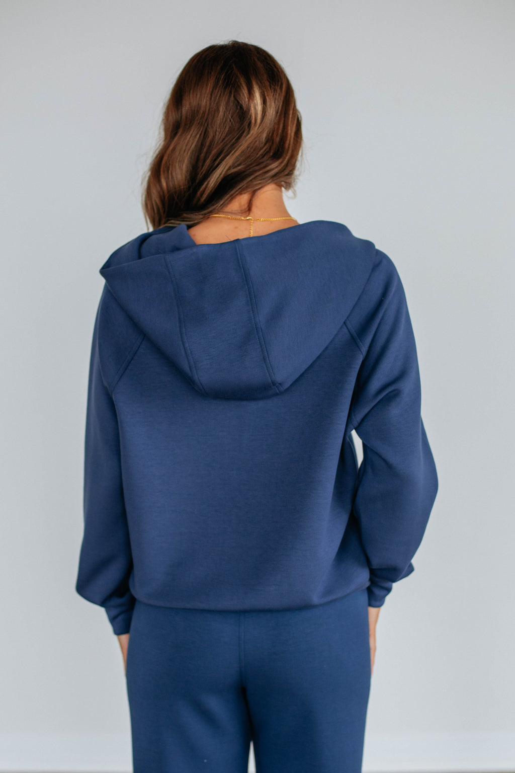 Aubrie Half-Zip Pullover - Navy