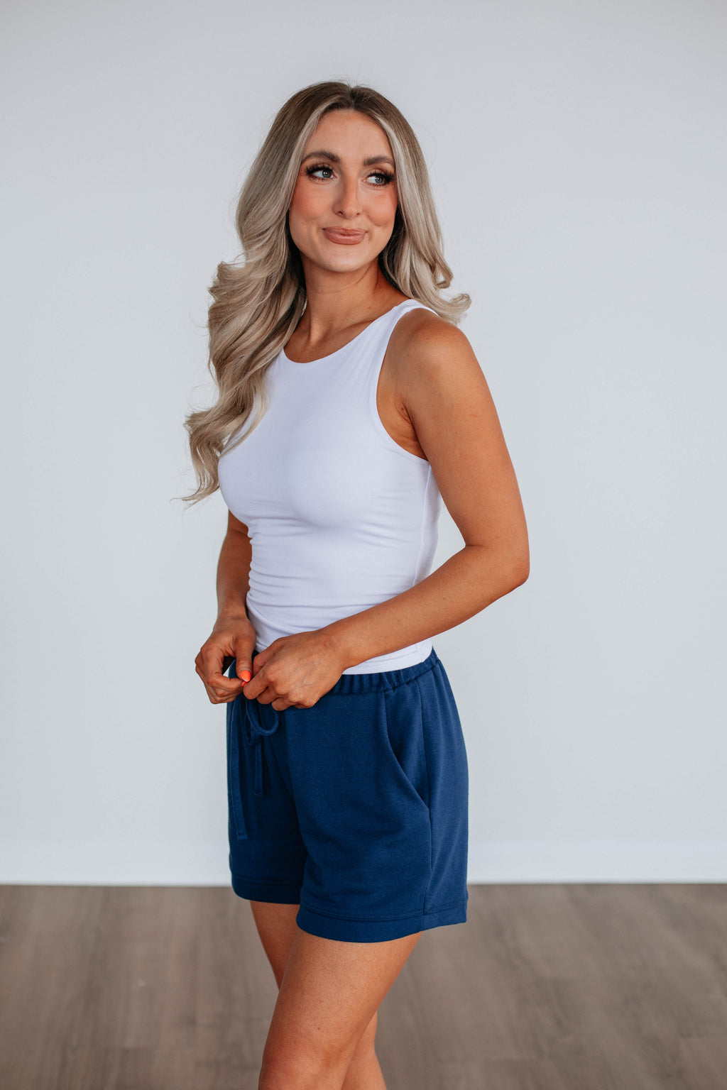 Gracyn Lounge Shorts - Navy