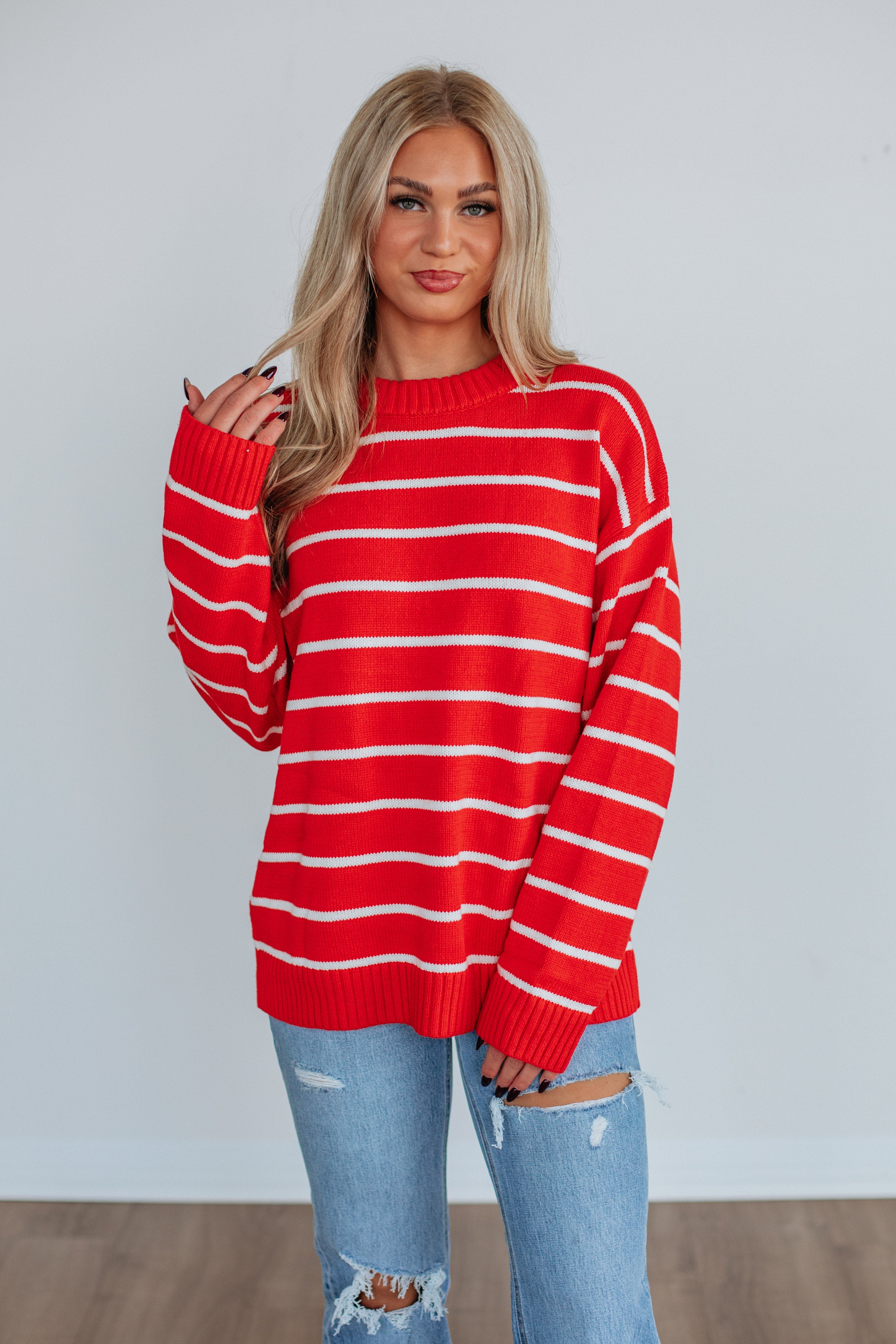 Yasmeen Striped Sweater