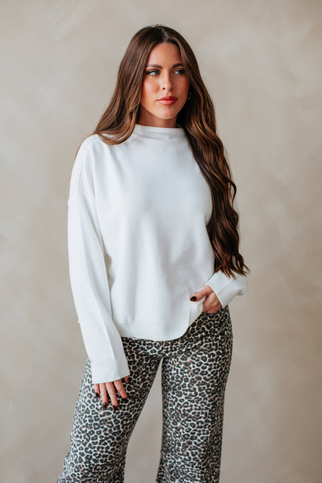 Marci Mock Neck Sweater