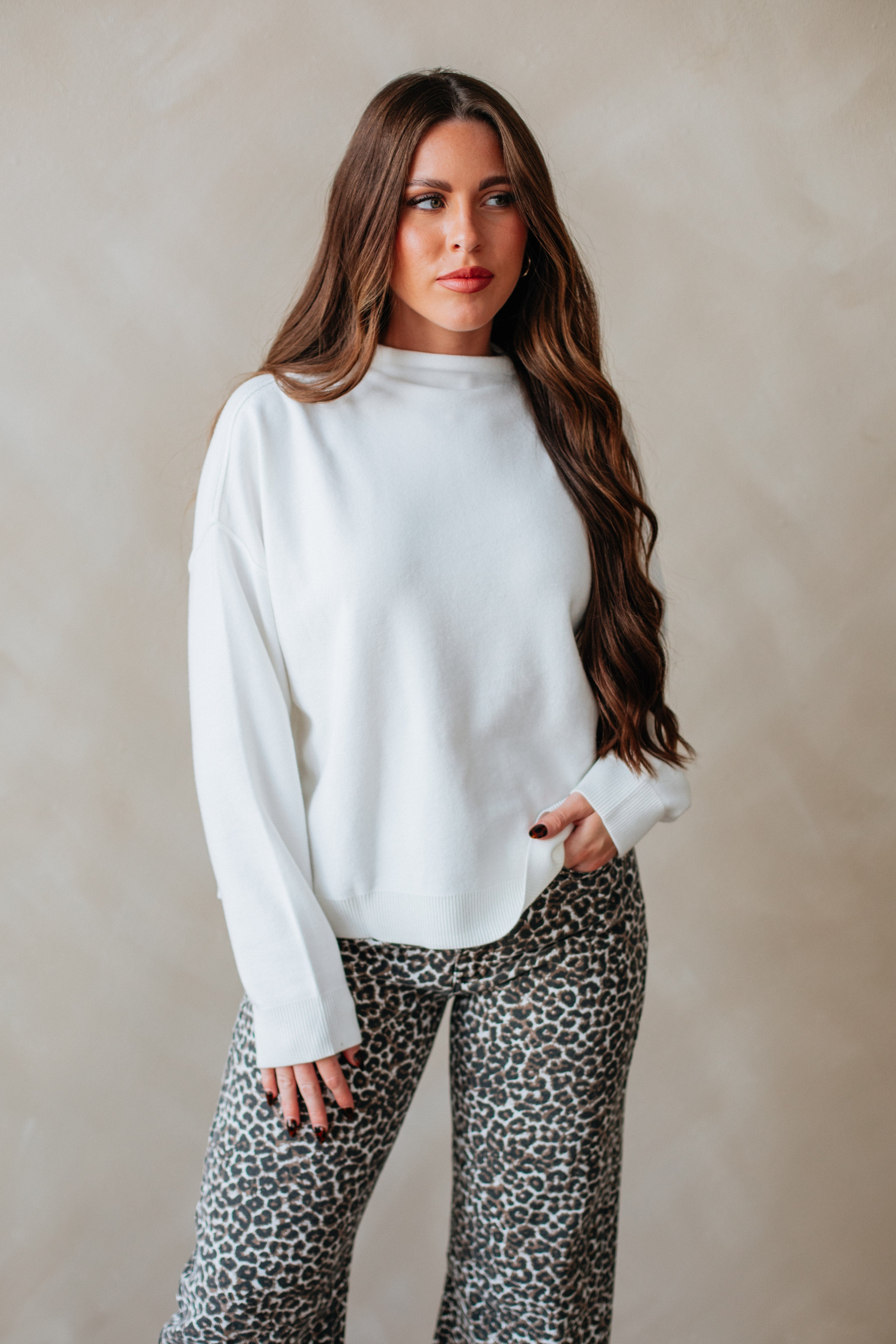 Marci Mock Neck Sweater