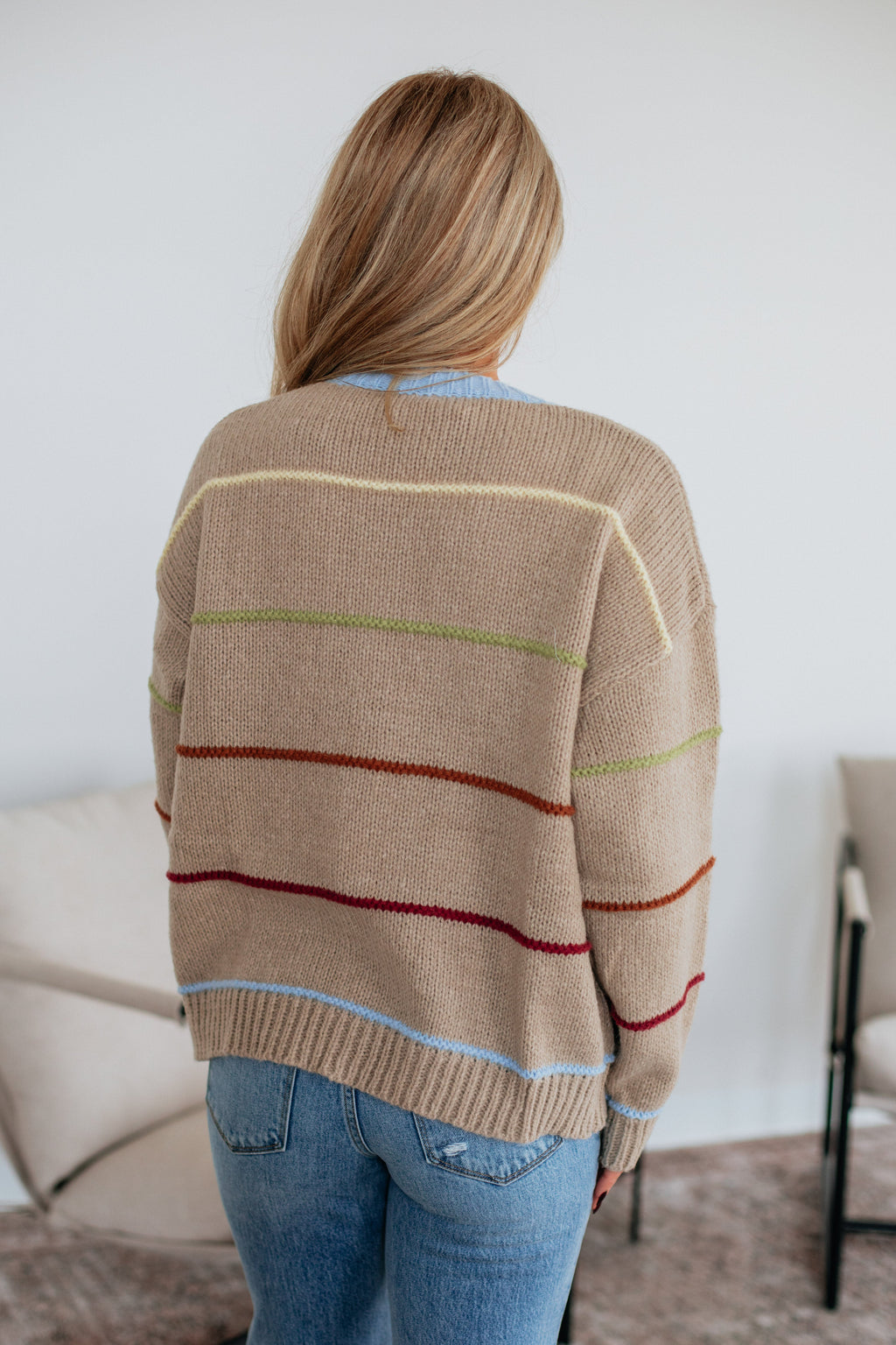 Etta Striped Cardigan