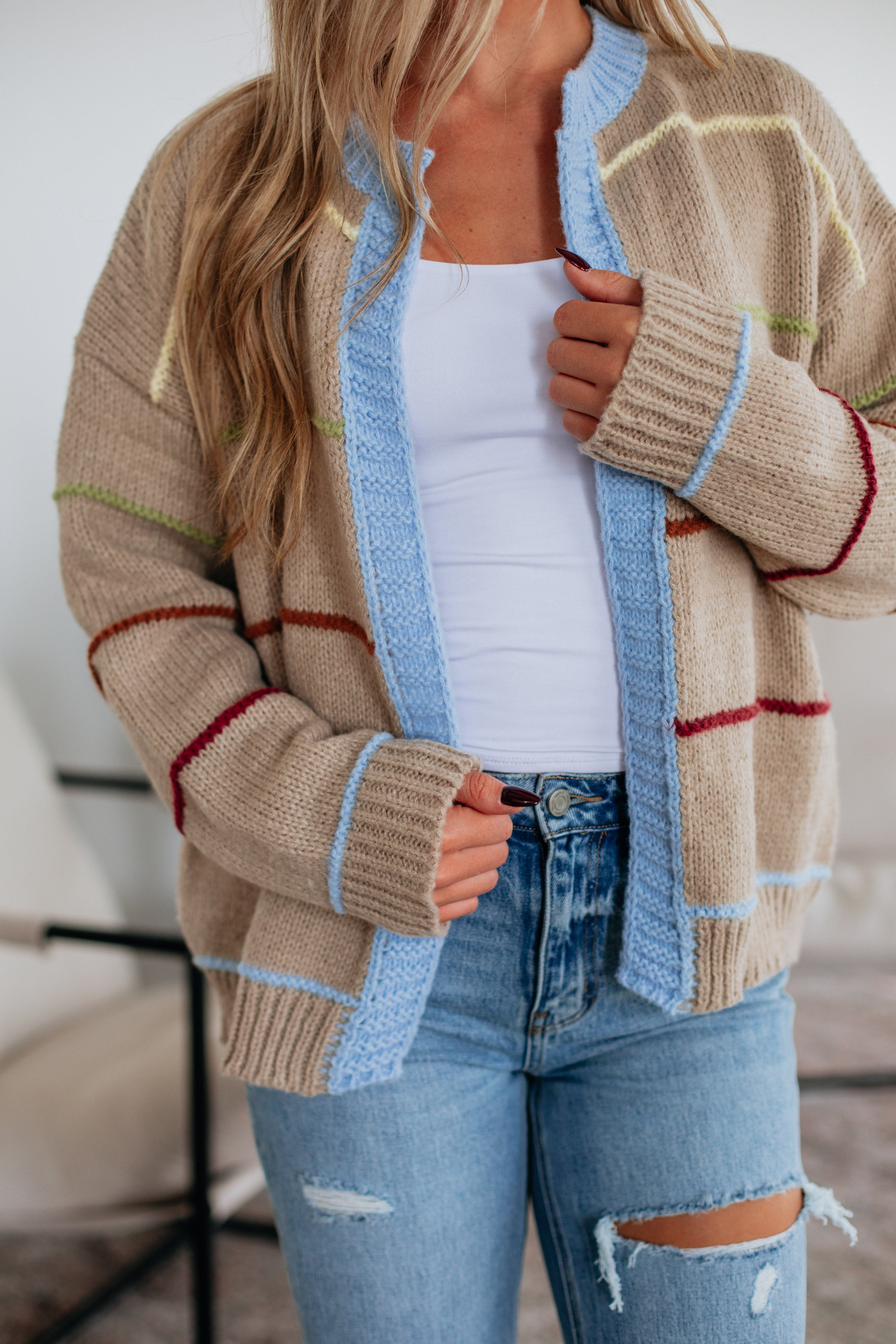 Etta Striped Cardigan