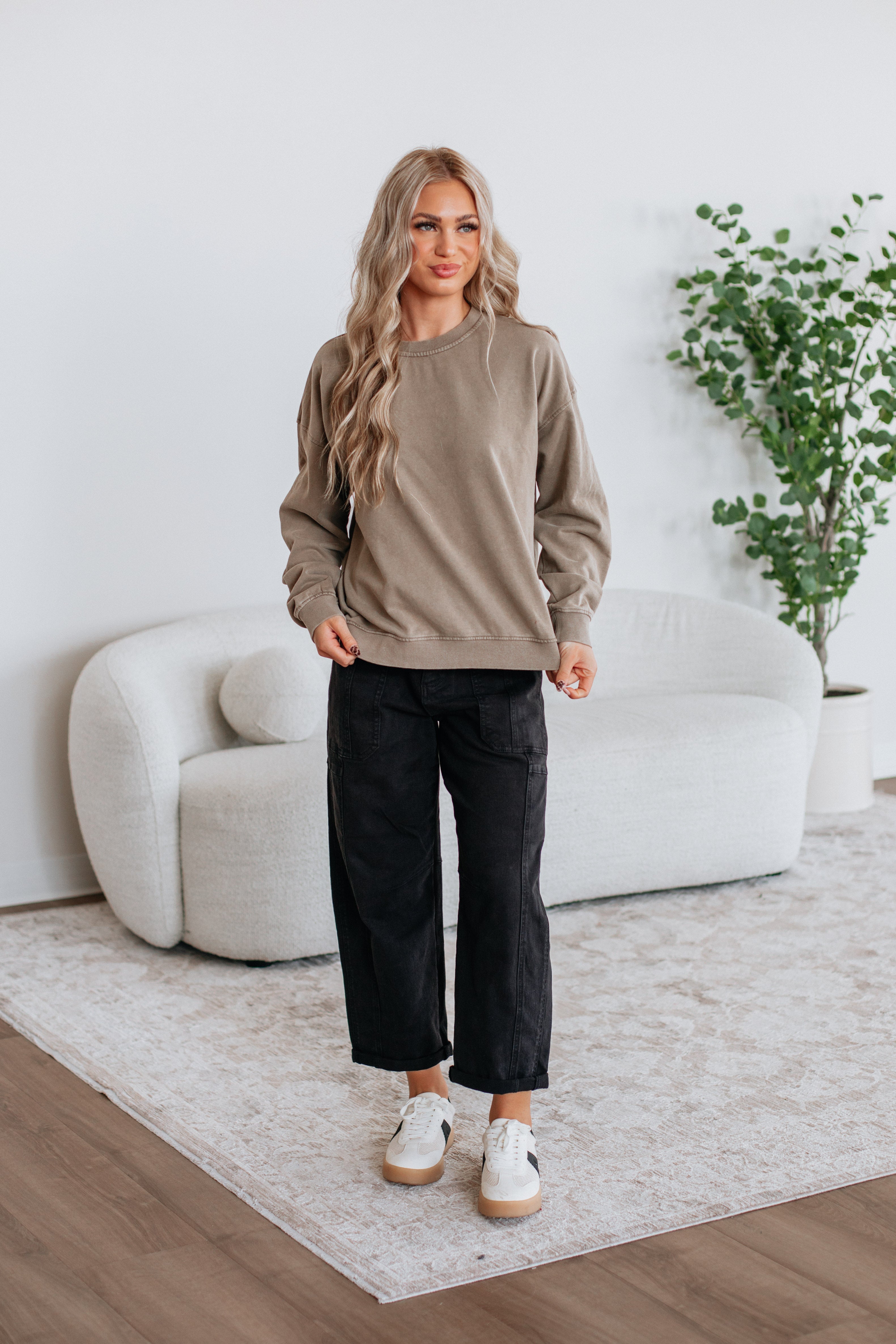 Amala Washed Crewneck