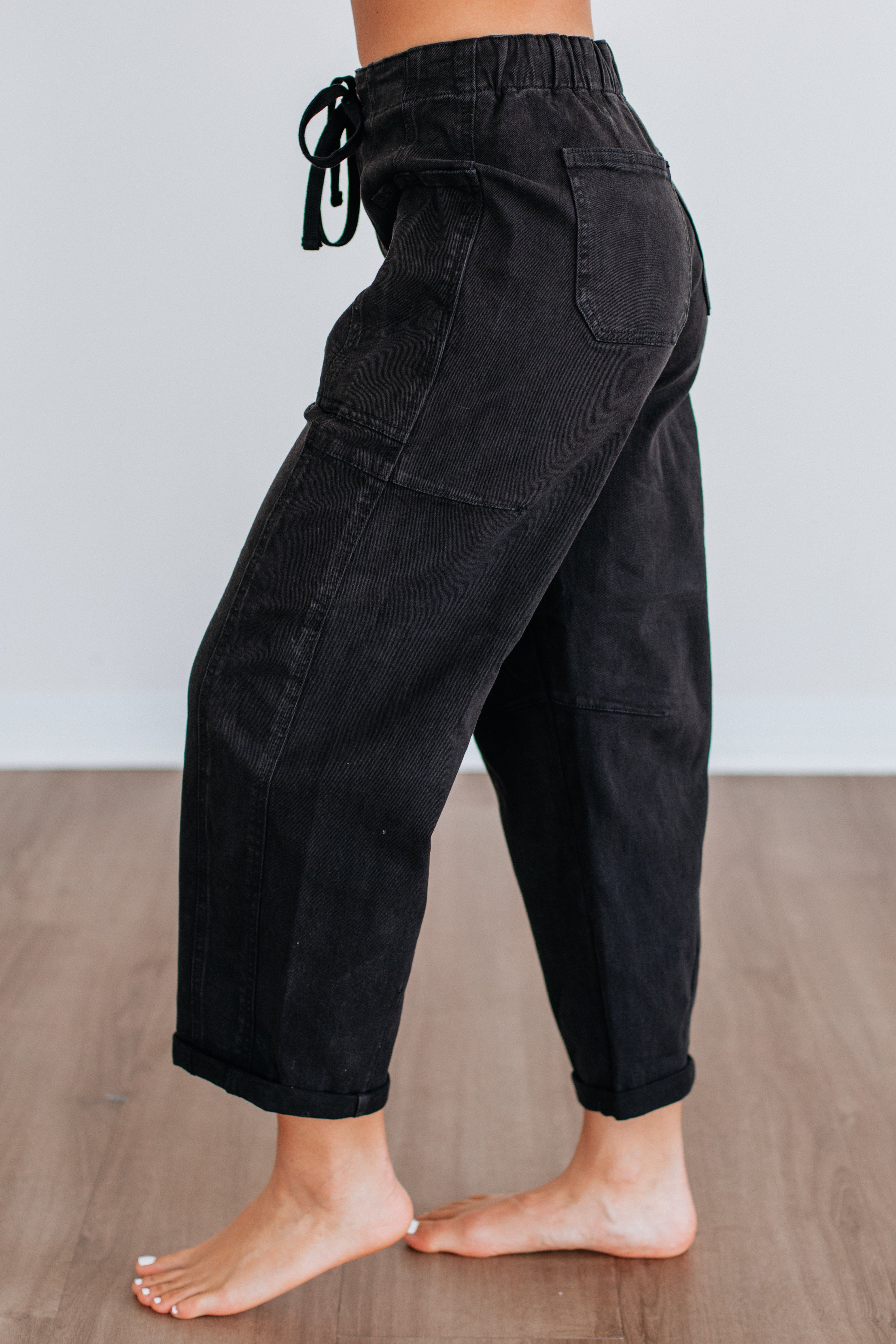 Kodi Risen Cargo Jeans - Black