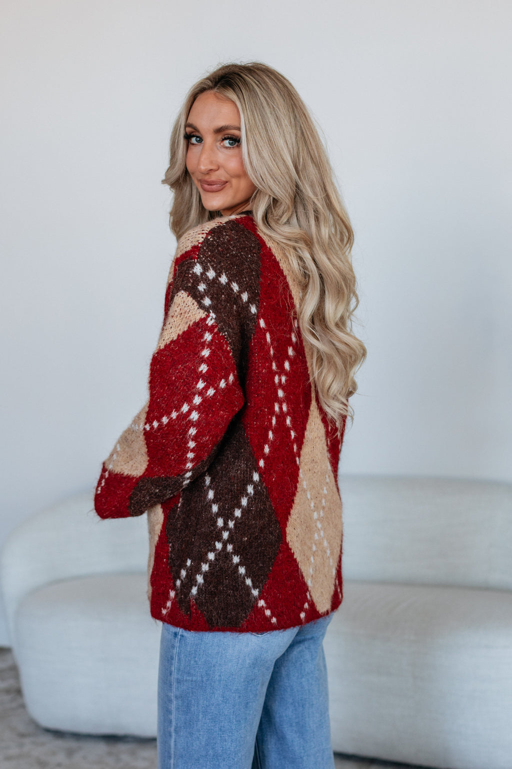 Cornell Argyle Cardigan