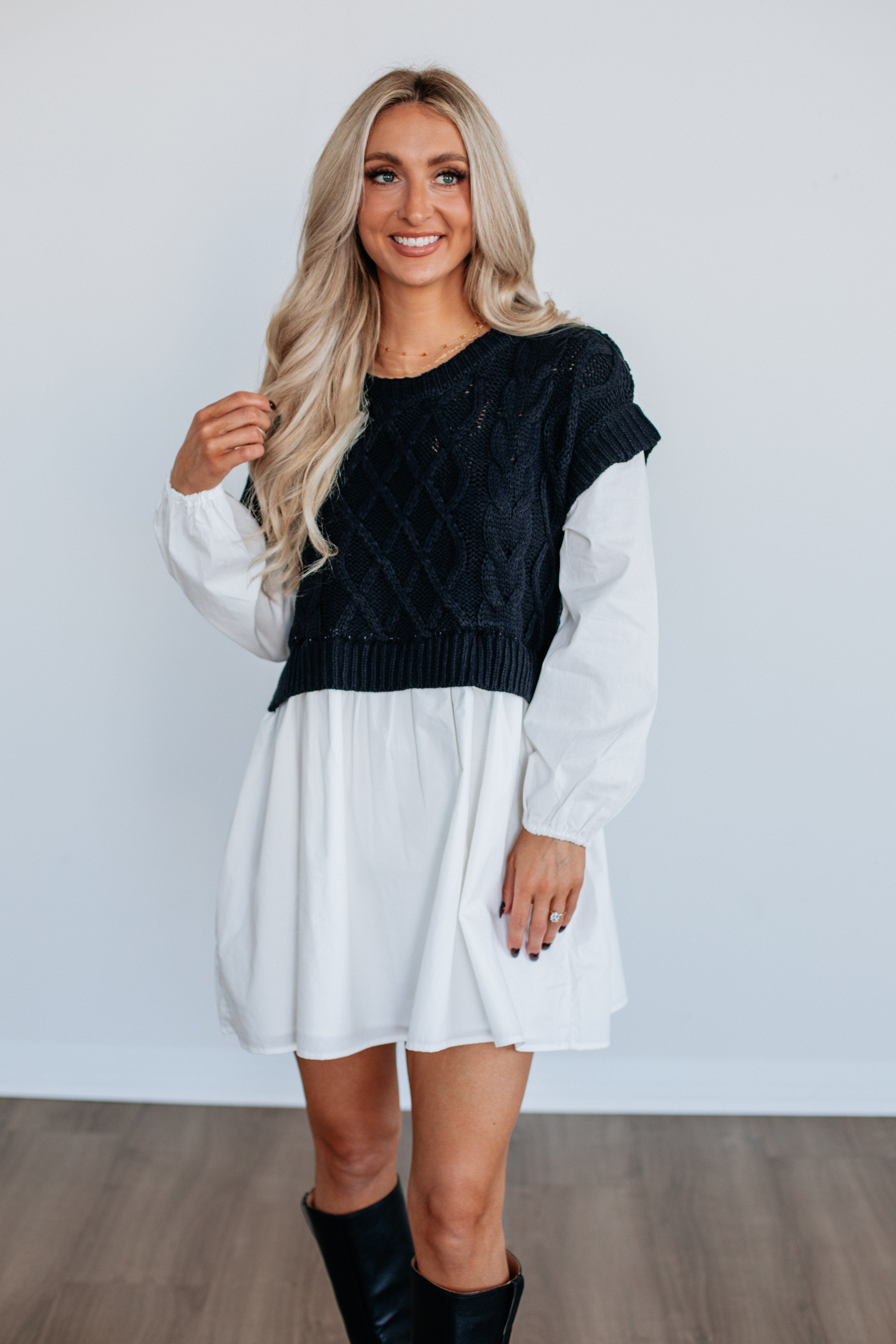 Kaylan Contrast Dress