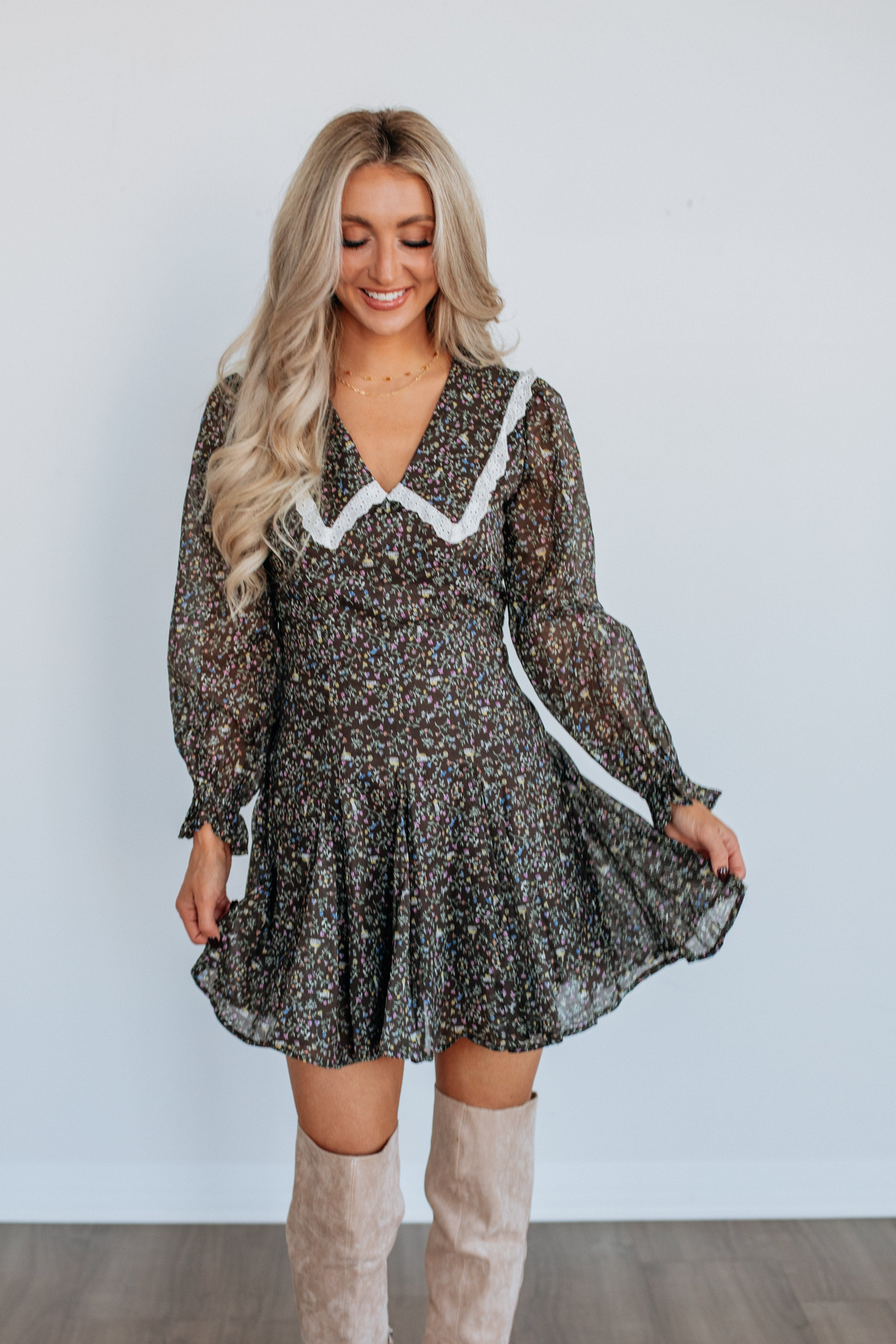 Ilianna Floral Dress