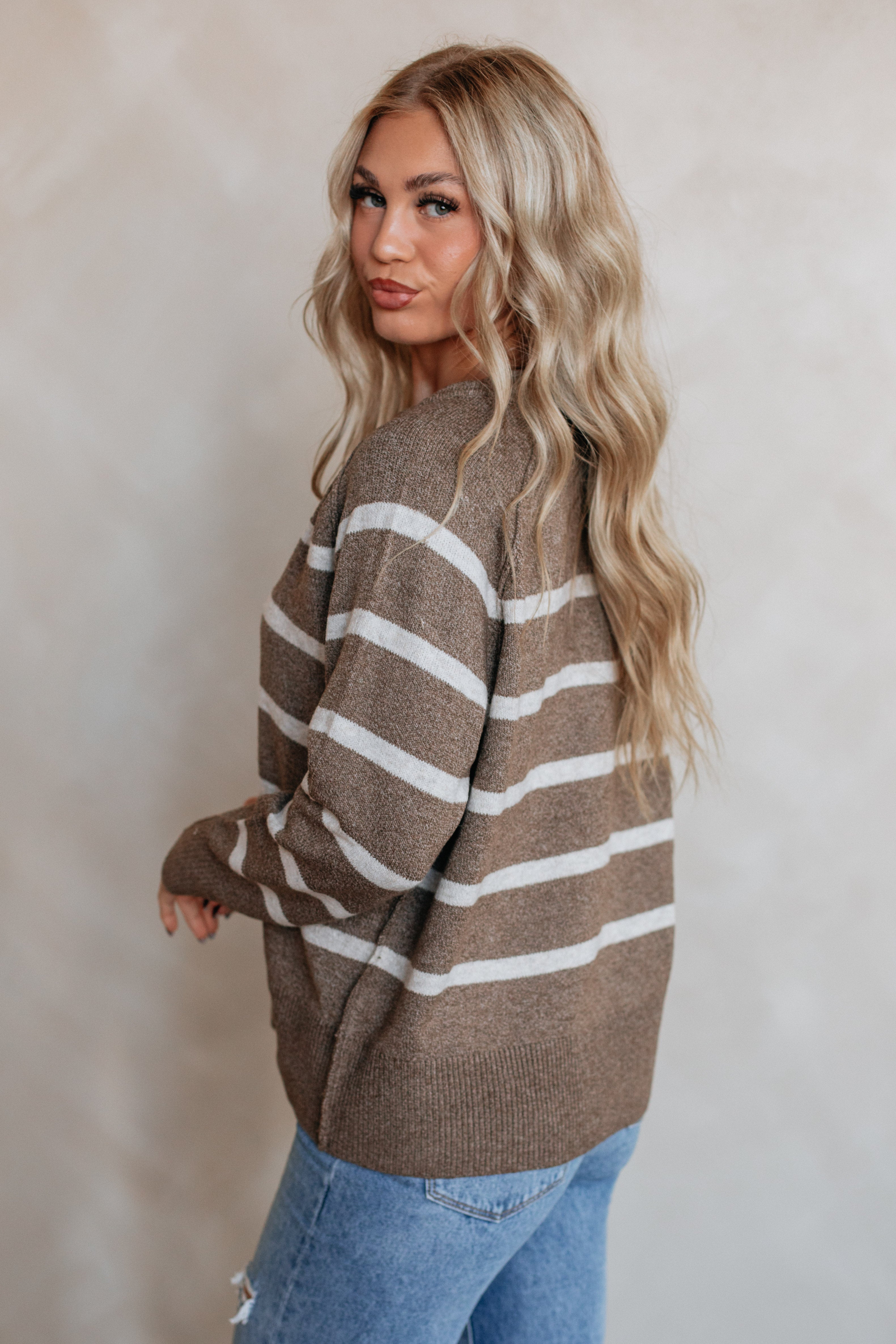 Danielle Striped Pullover