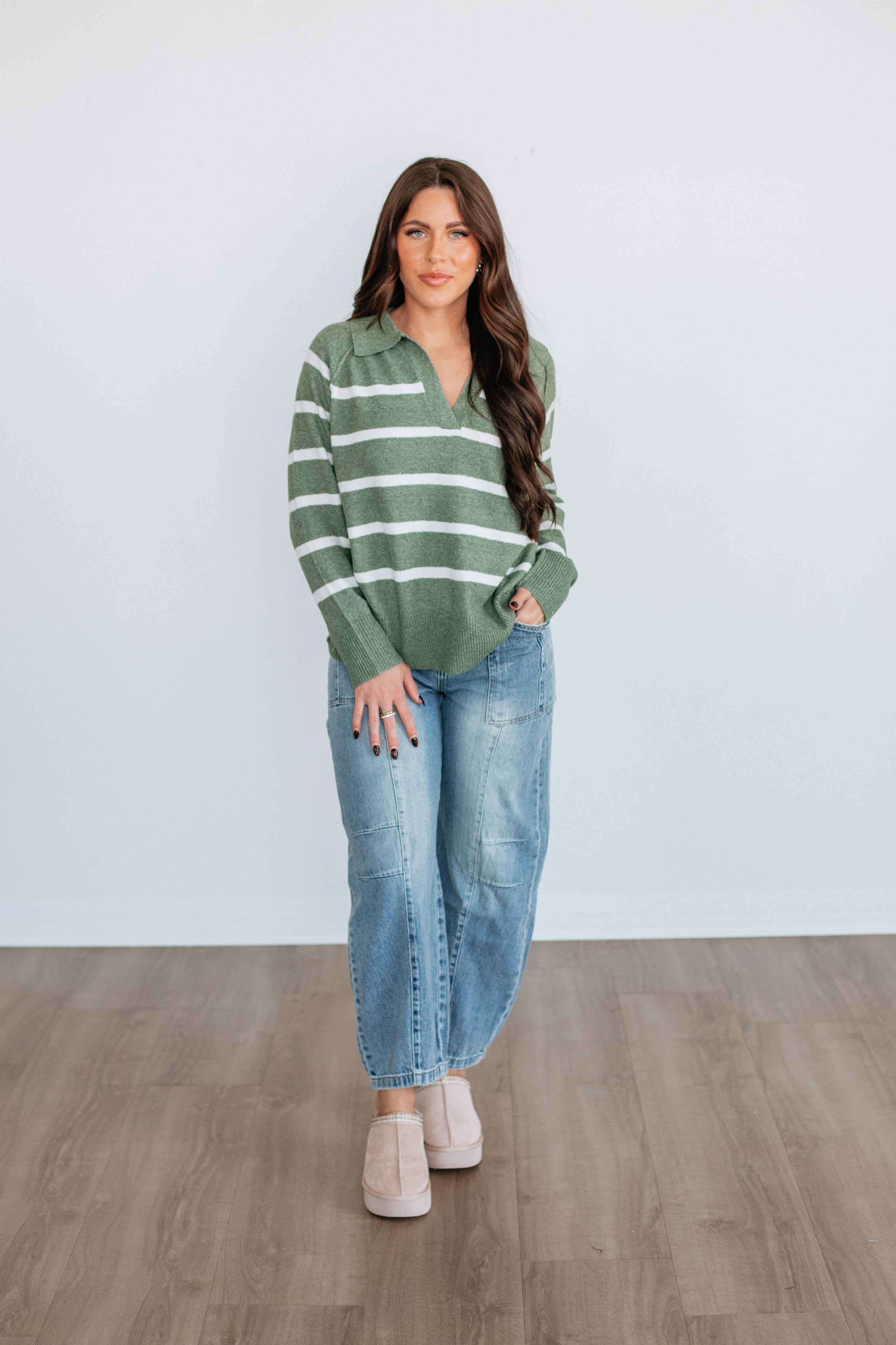 Danielle Striped Pullover