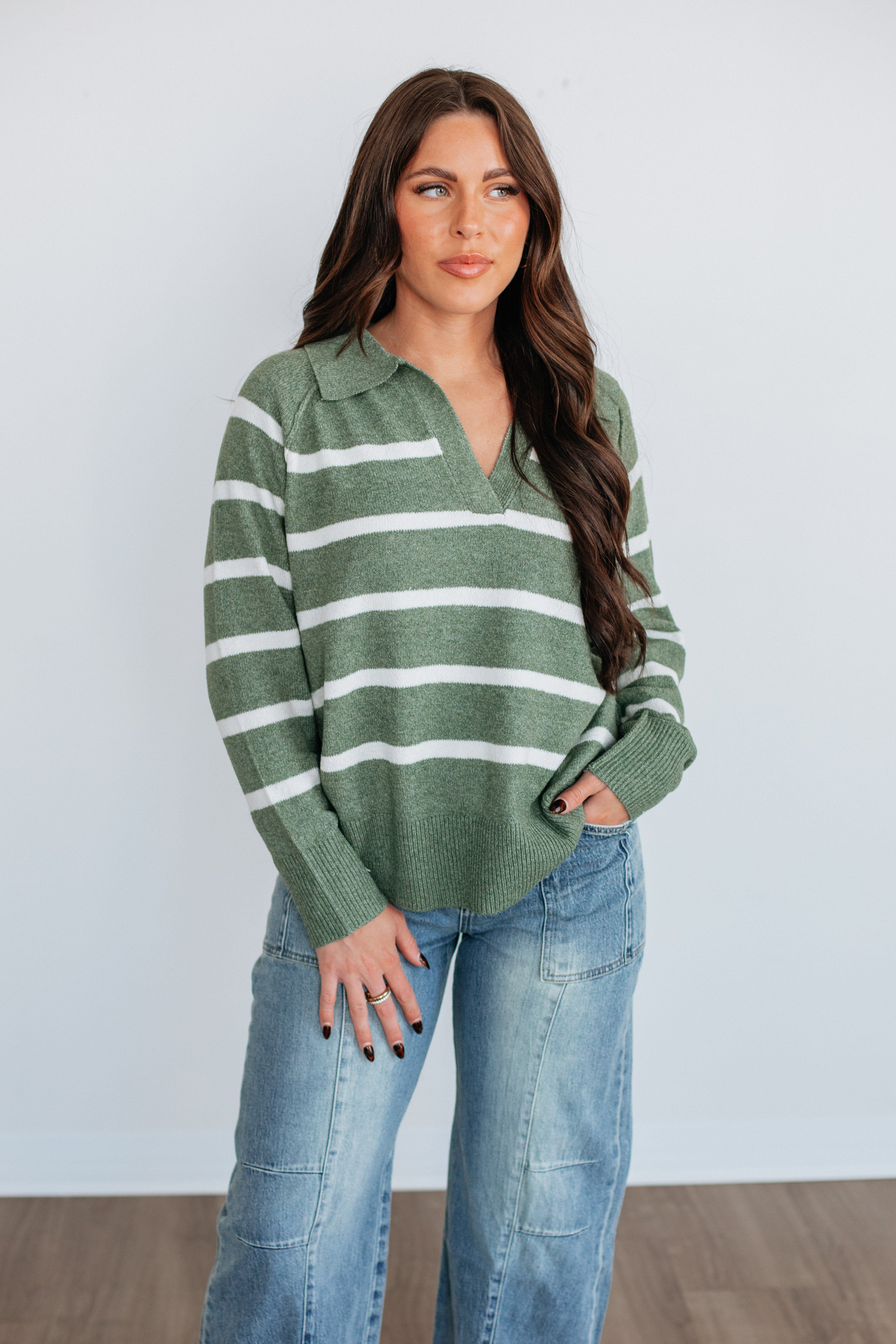 Danielle Striped Pullover
