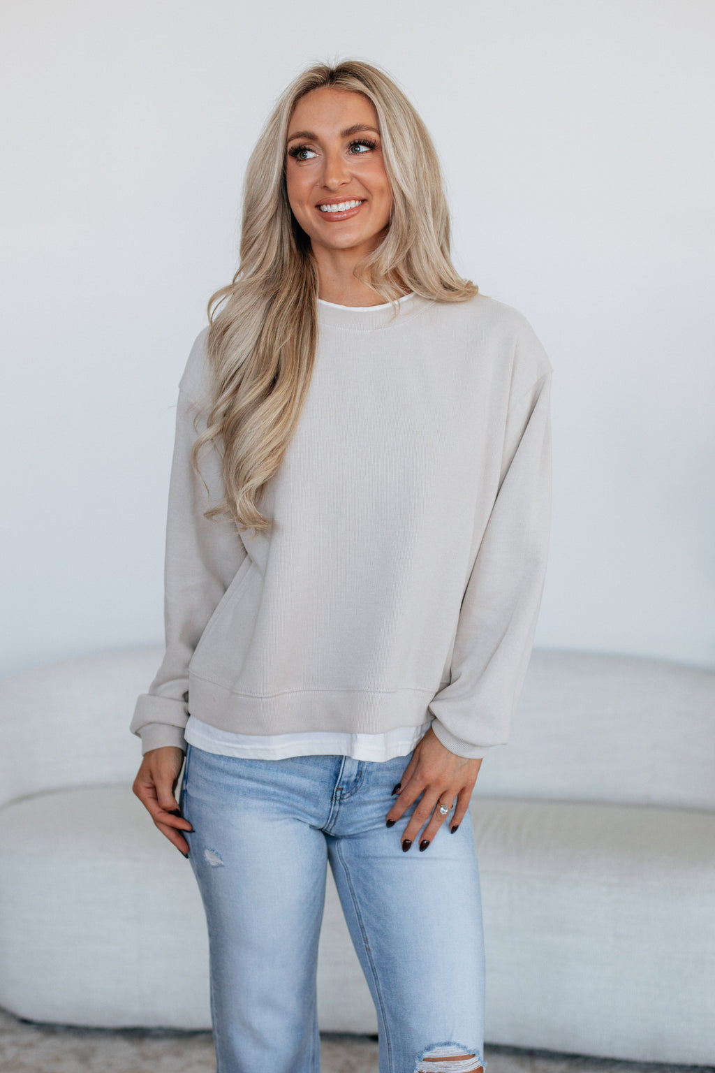 Briellea Crewneck Pullover
