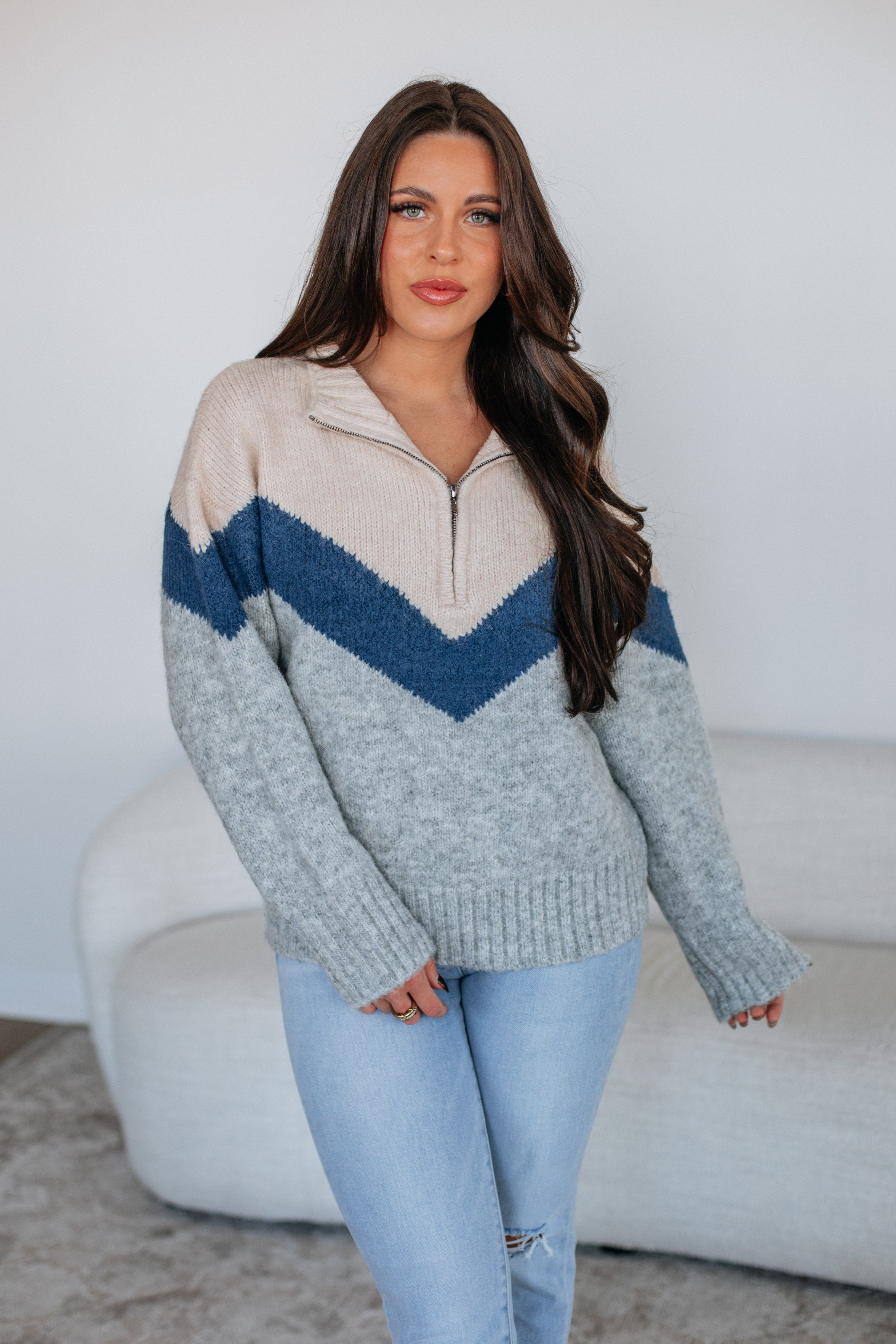 Chanin Half-Zip Sweater
