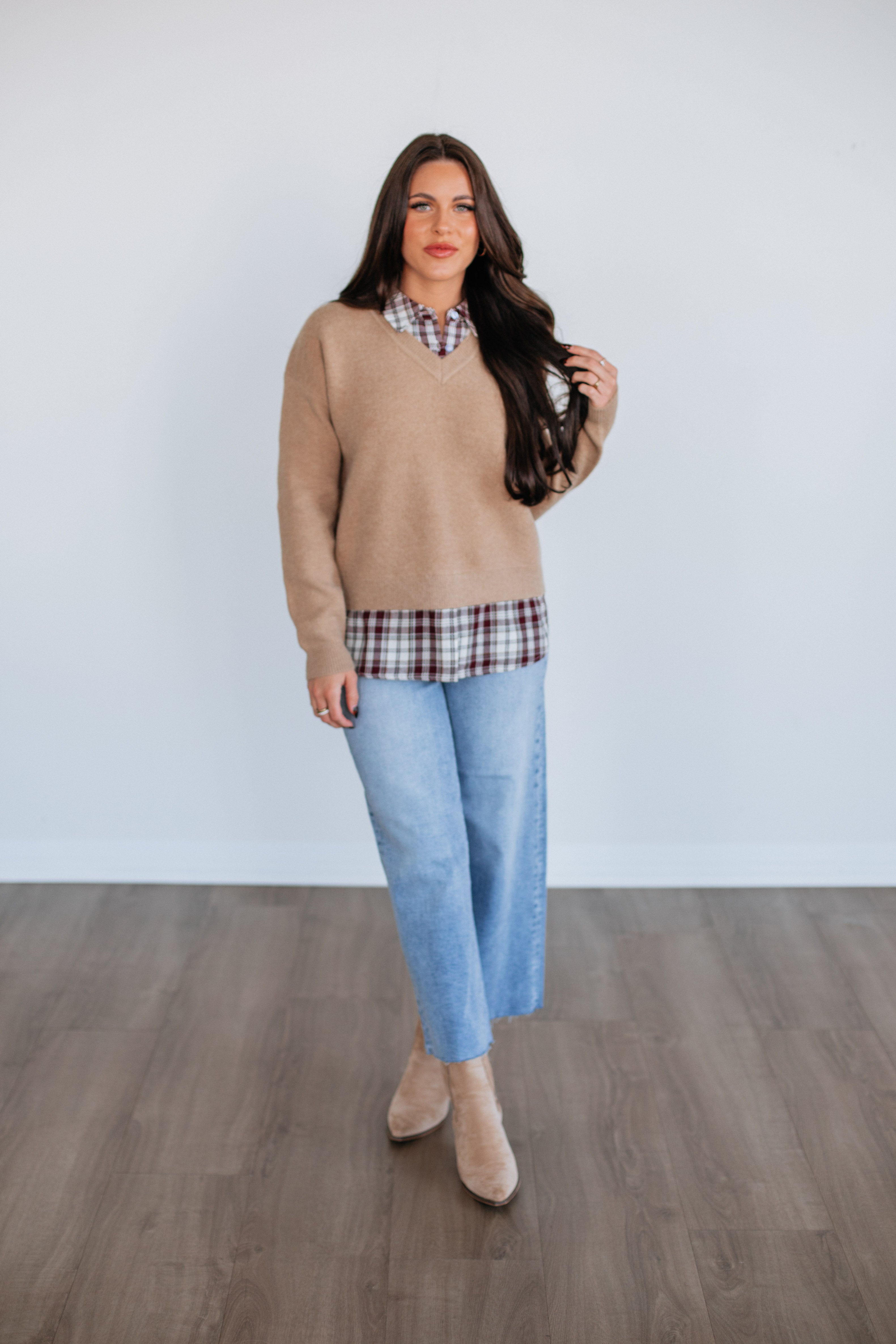 Deanna Contrast Sweater