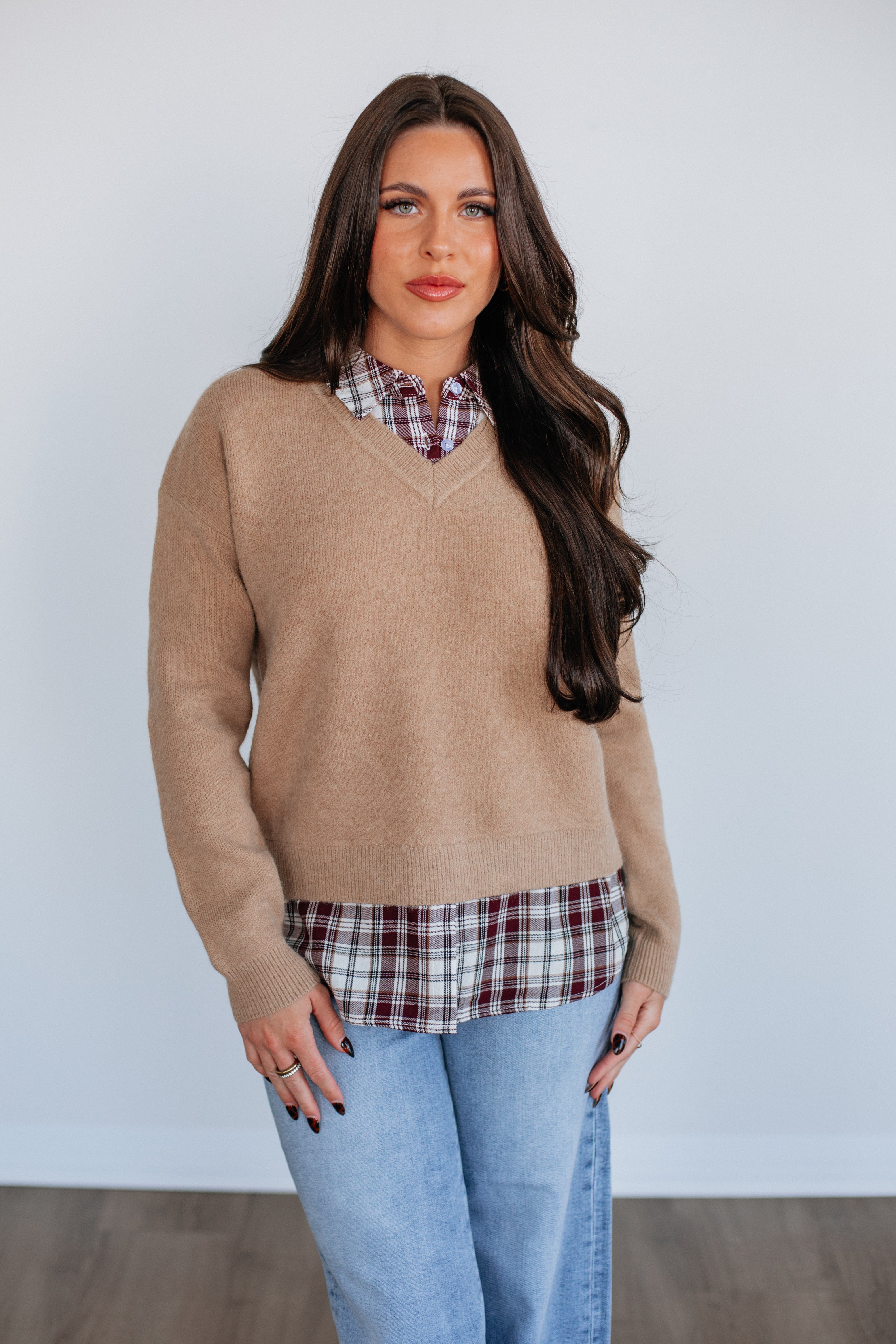 Deanna Contrast Sweater