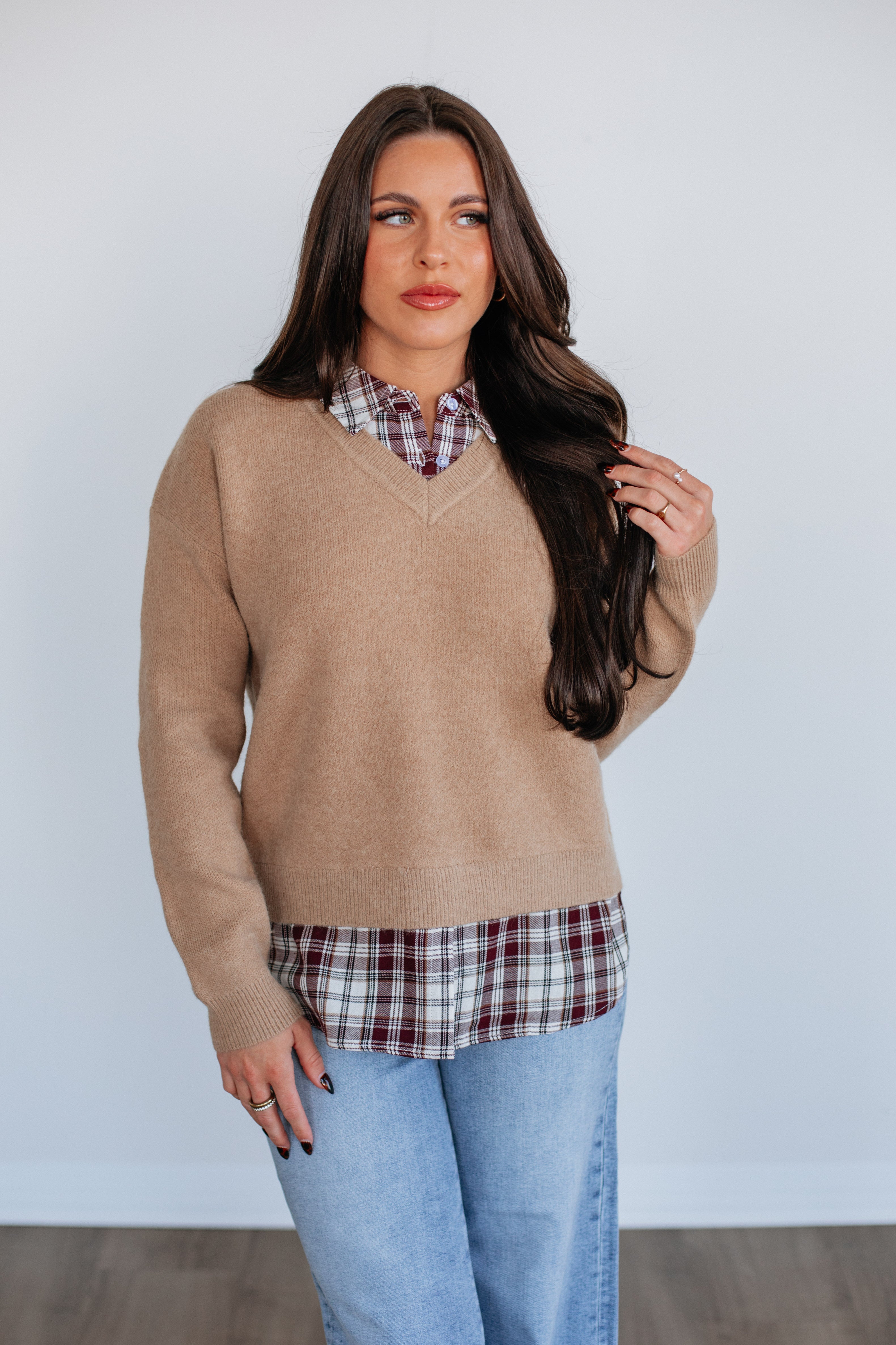 Deanna Contrast Sweater