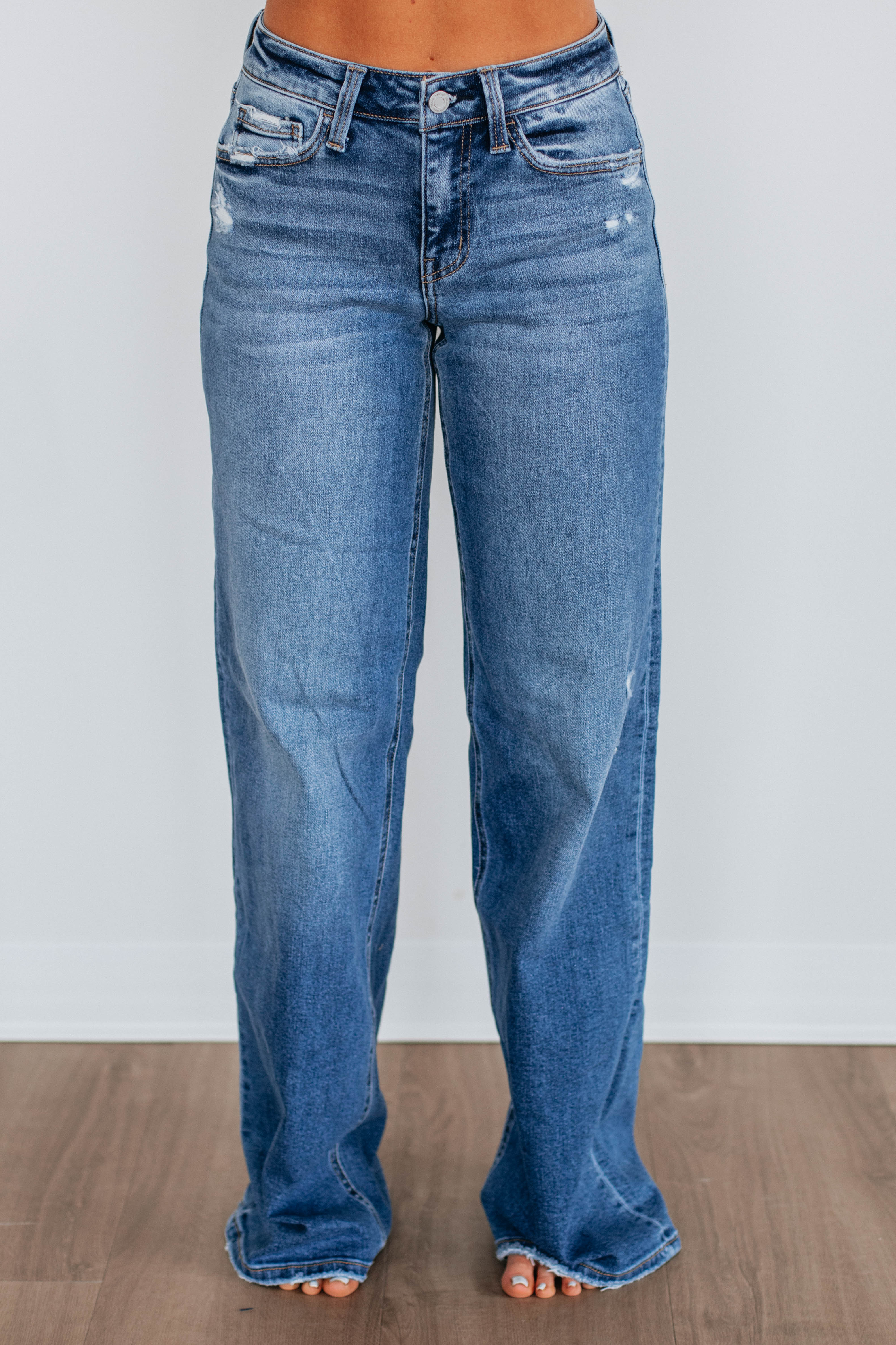 Olivia Vervet Jeans - Dark Wash