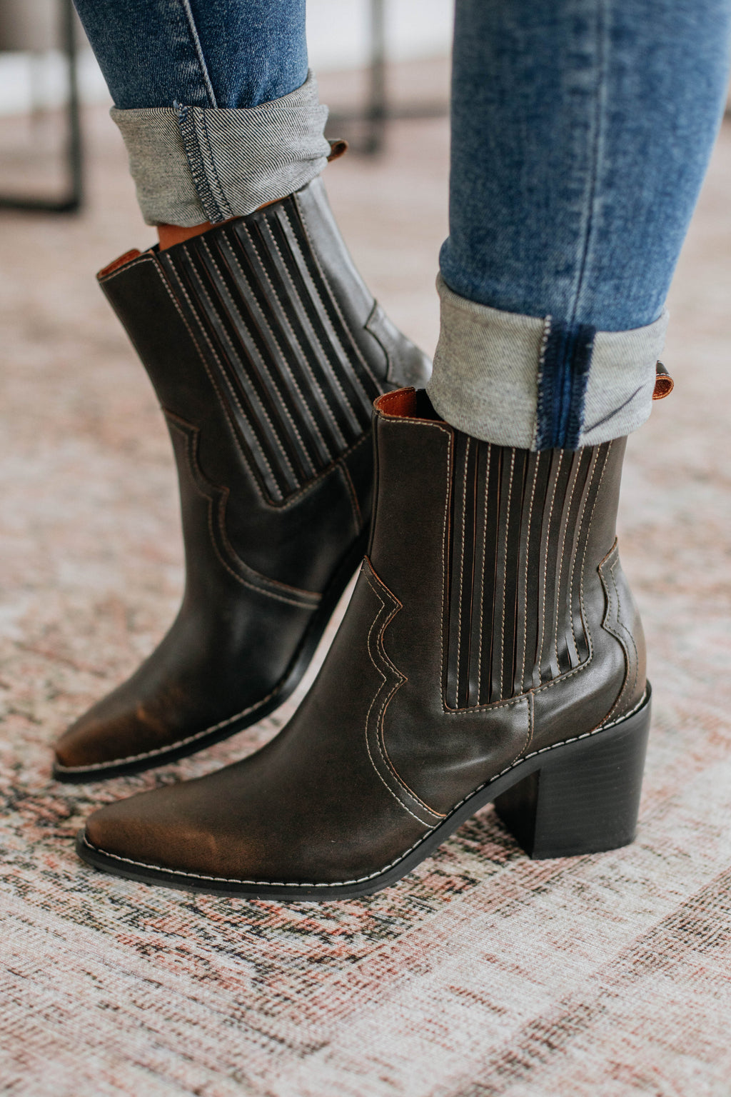 On My Best Behavior Boots - Coffee