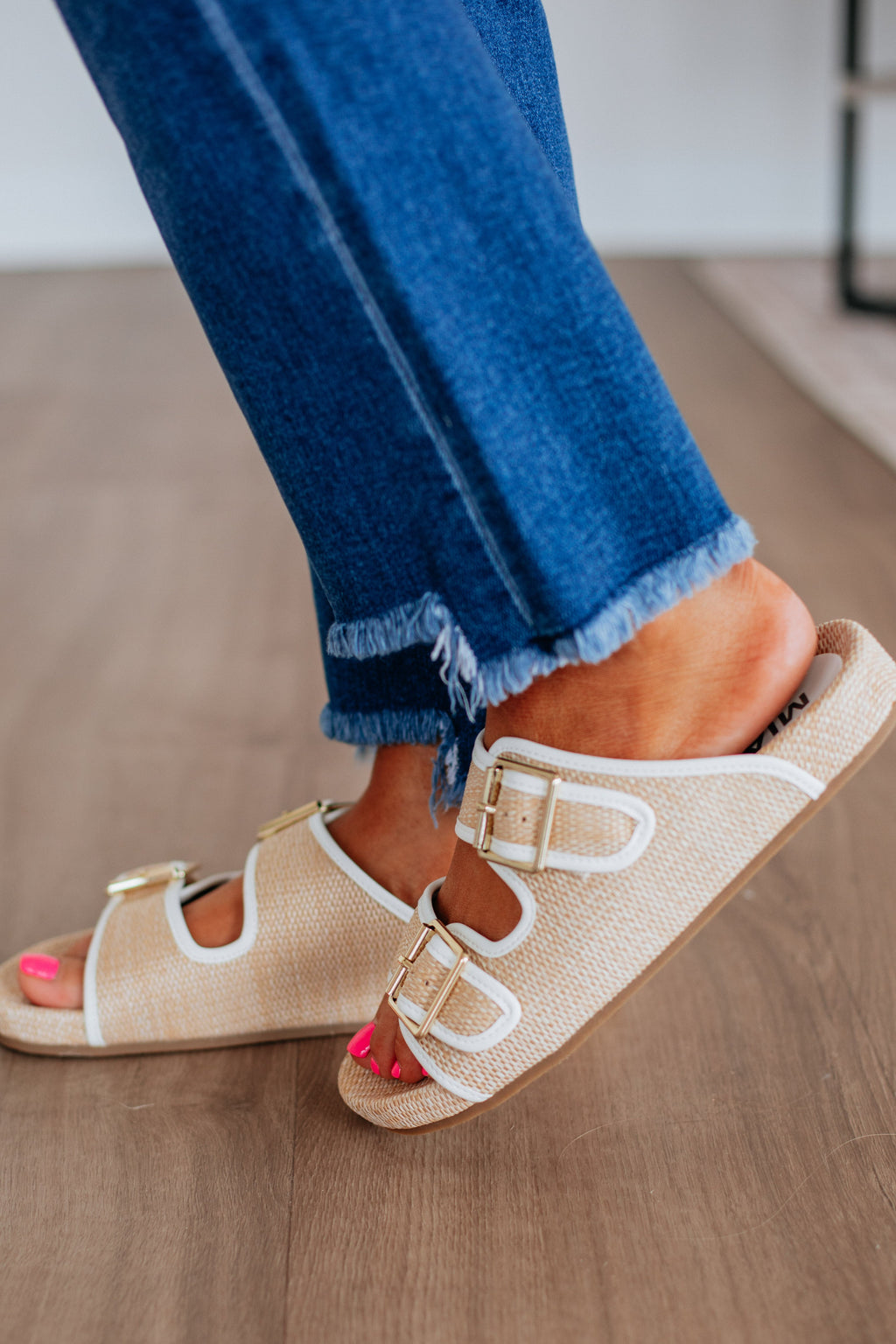 One Step Closer Sandals - Natural Mix