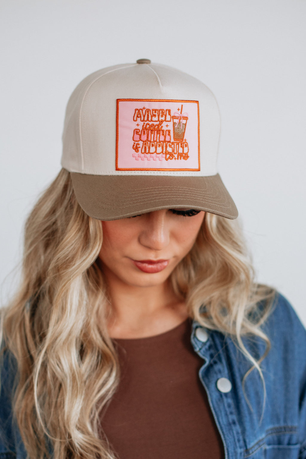 Iced Coffee Is Addicted To Me Hat