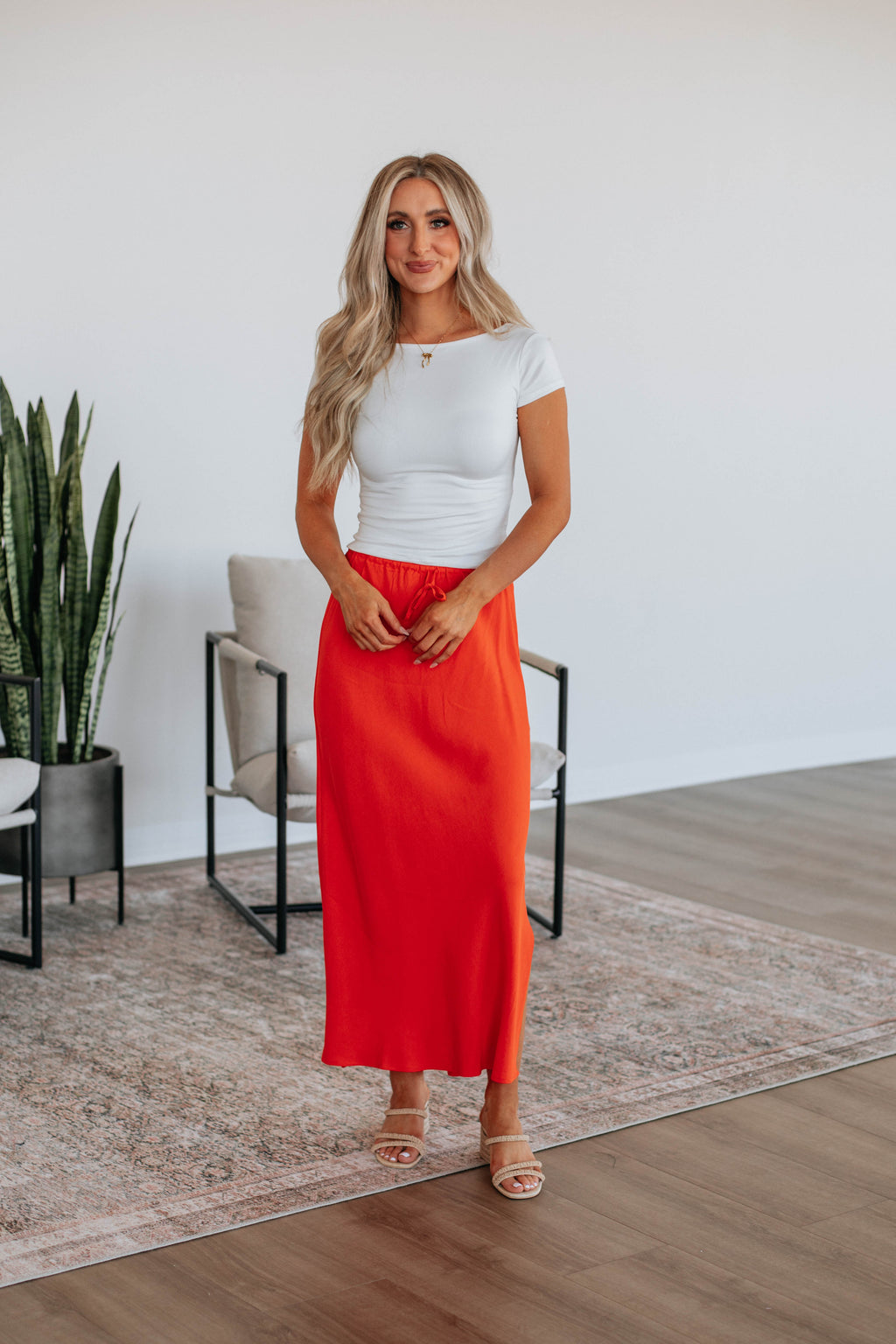 Patience Skirt - Papaya